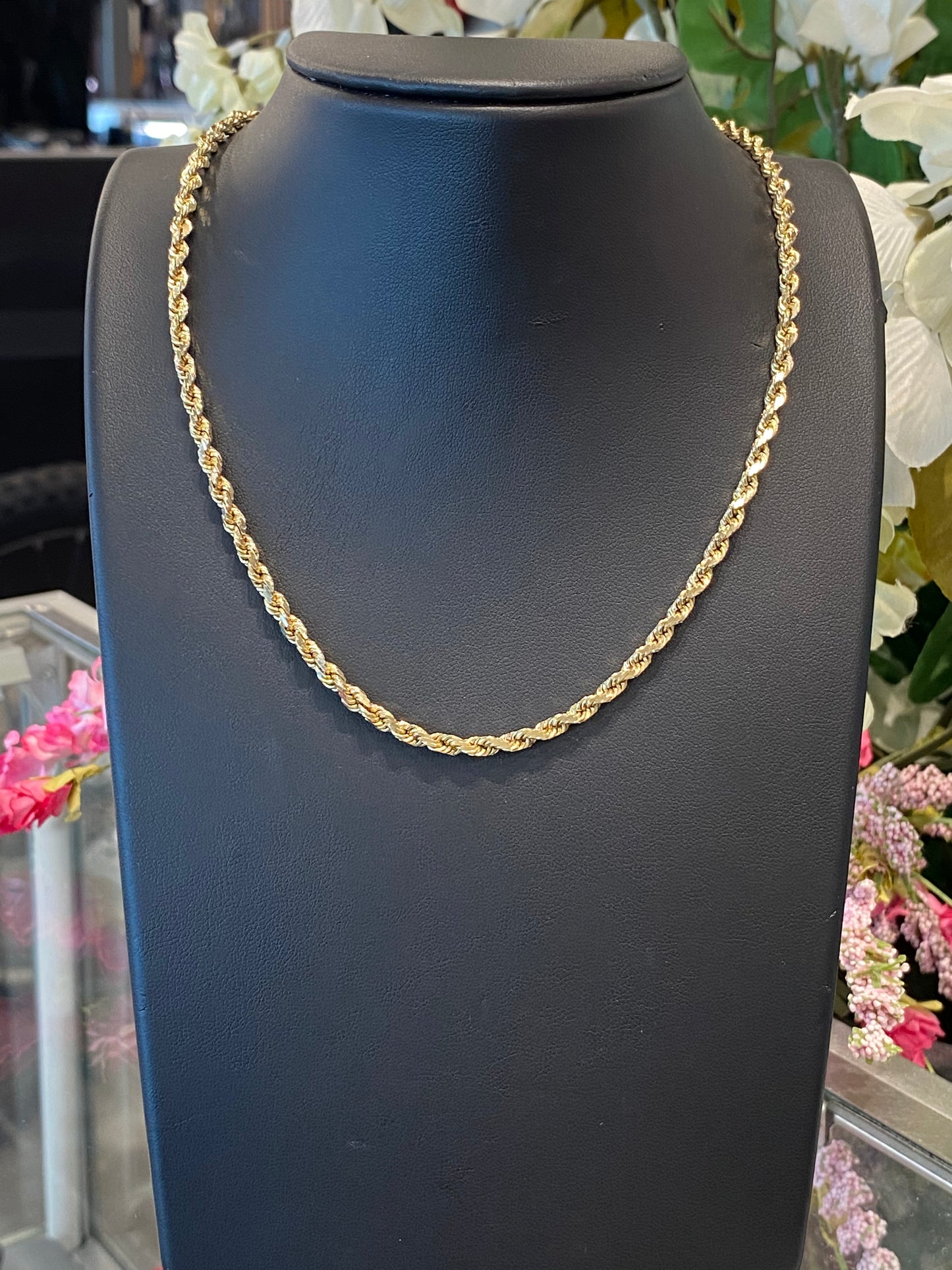 14k Yellow Gold Rope Chain