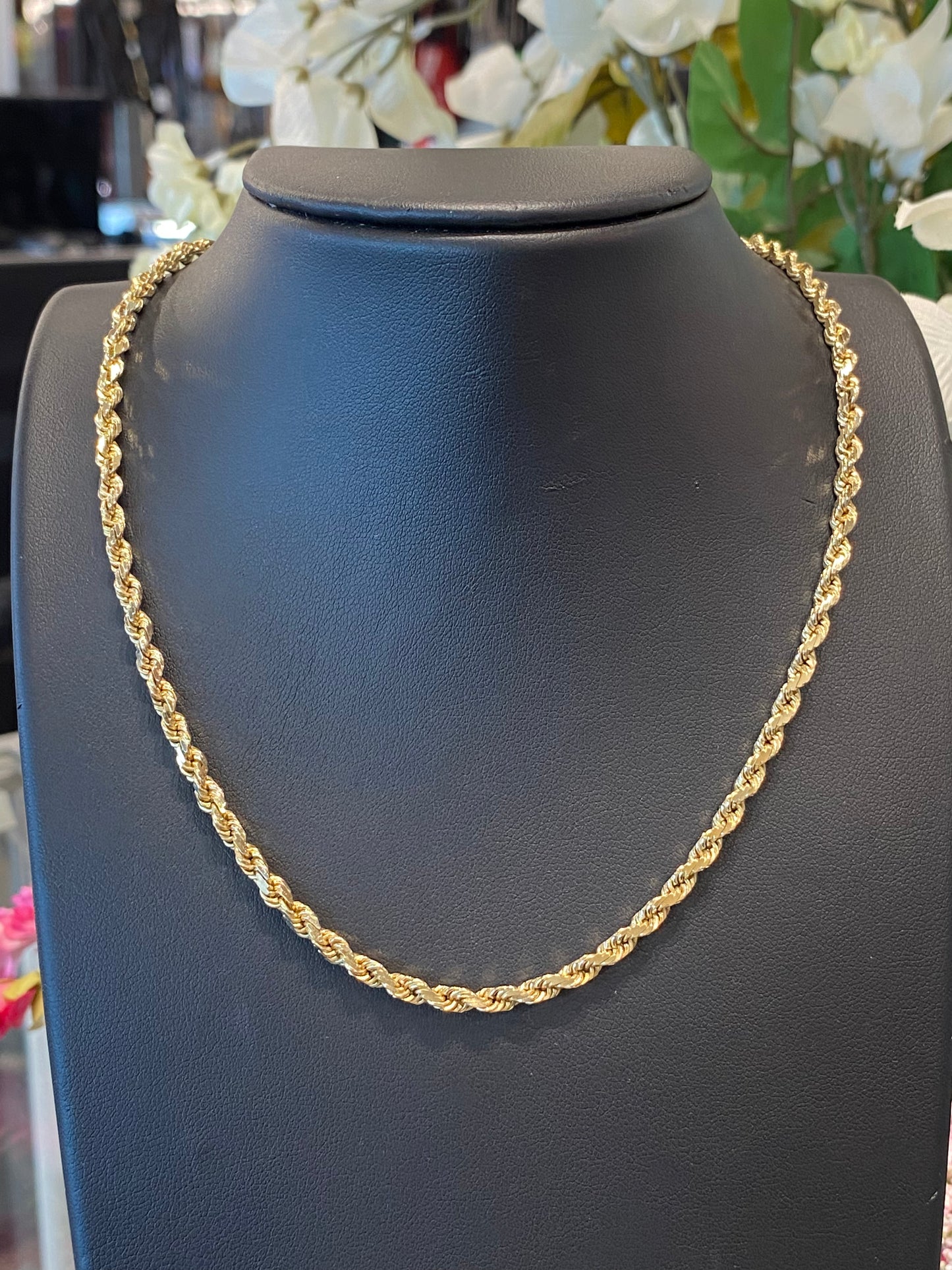14k Yellow Gold Rope Chain
