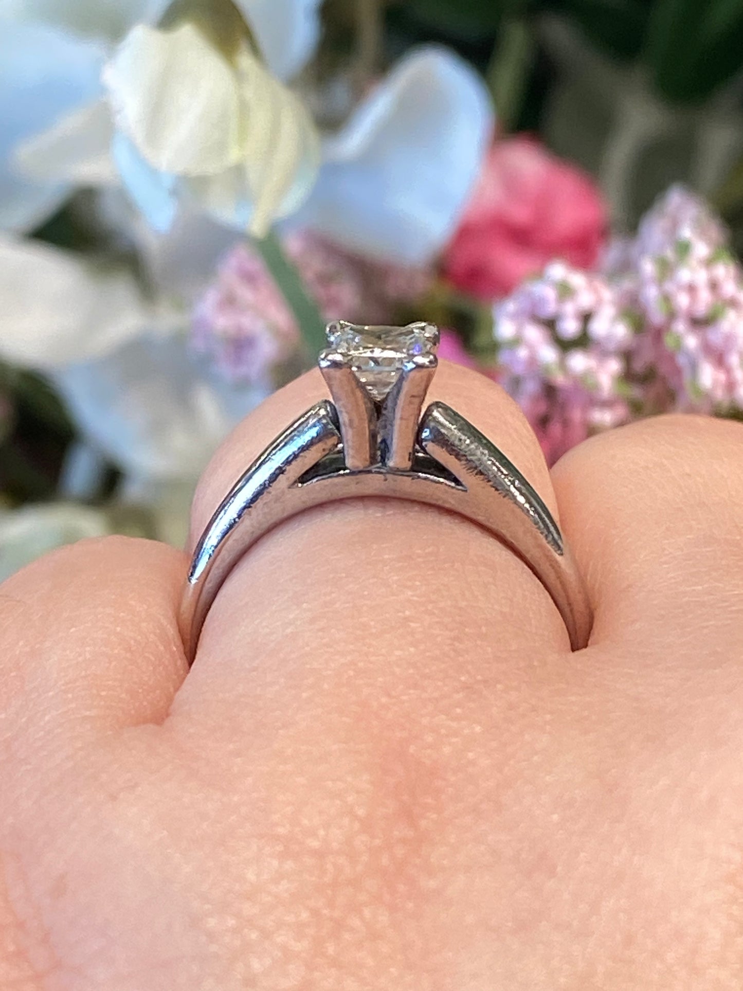 Platinum Diamond Wedding Set