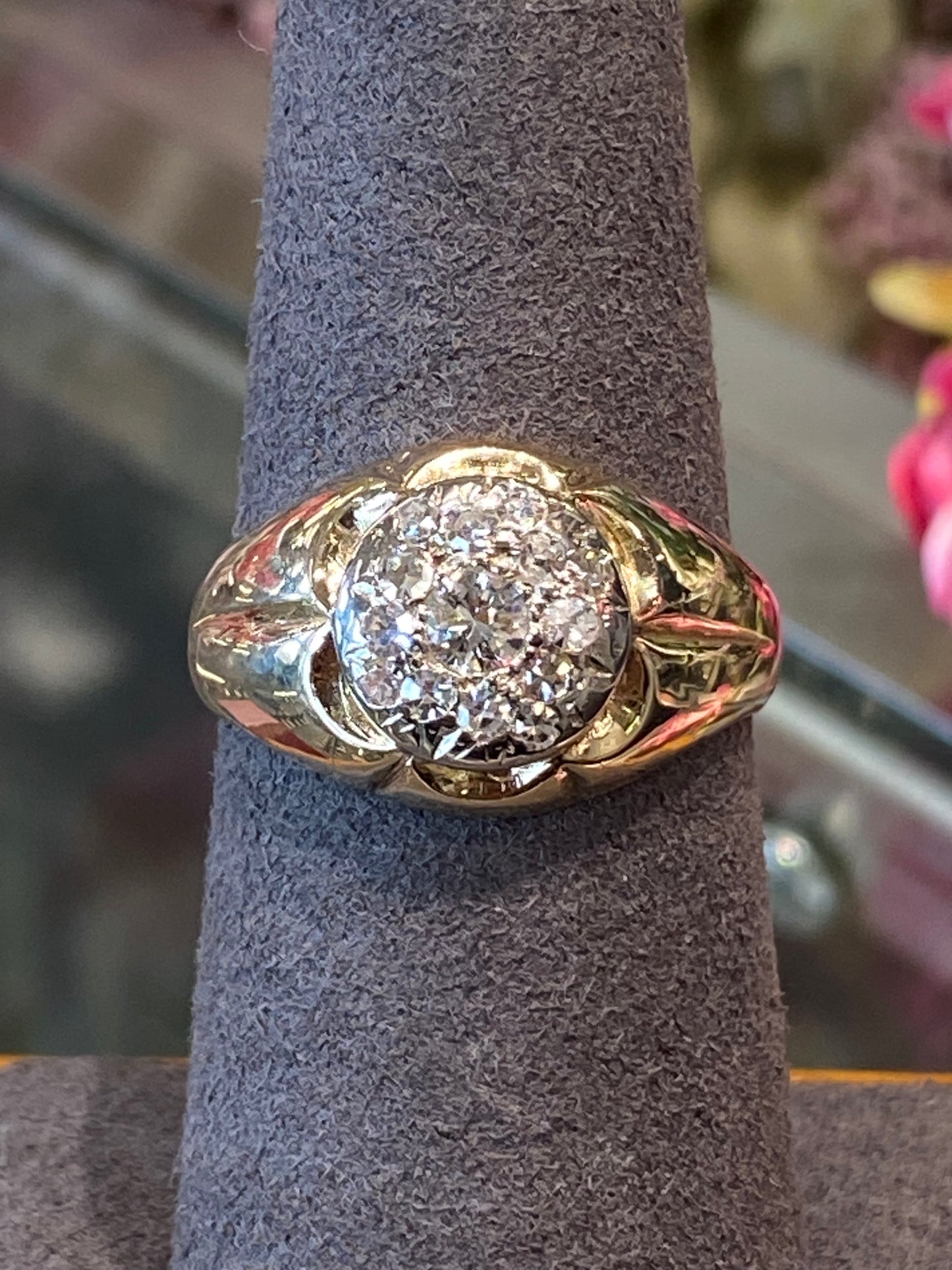 14k Two Tone Diamond Ring