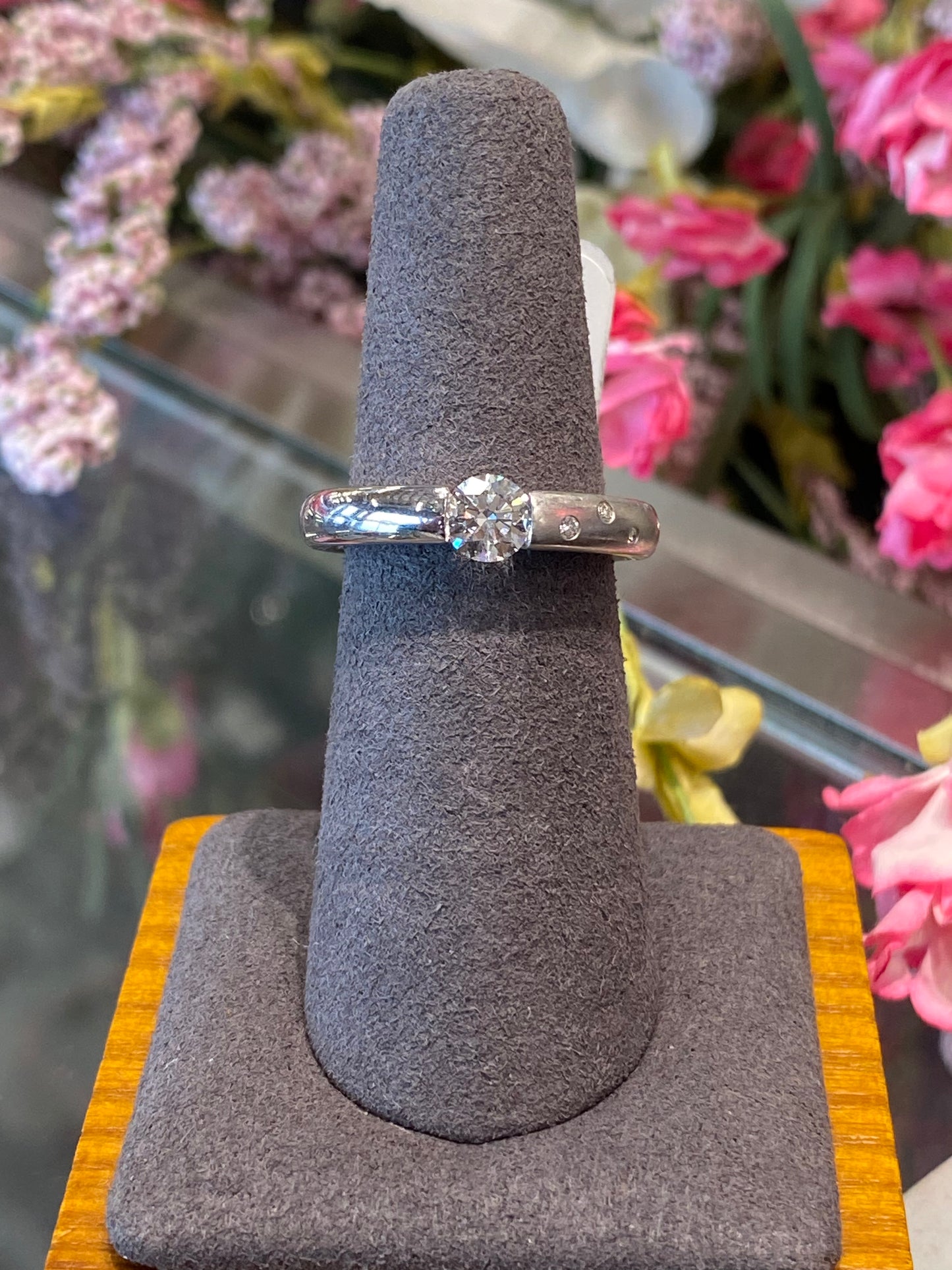 Platinum Lab Diamond Ring