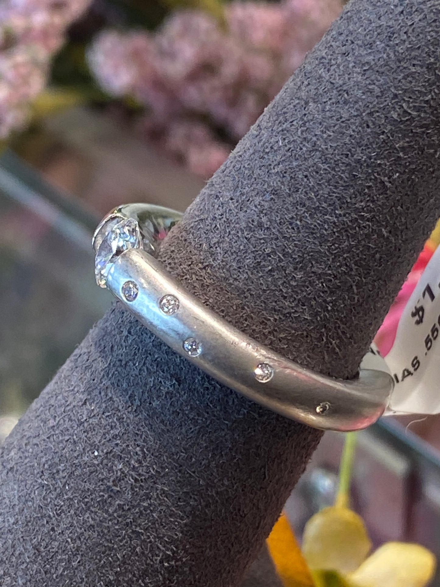 Platinum Lab Diamond Ring