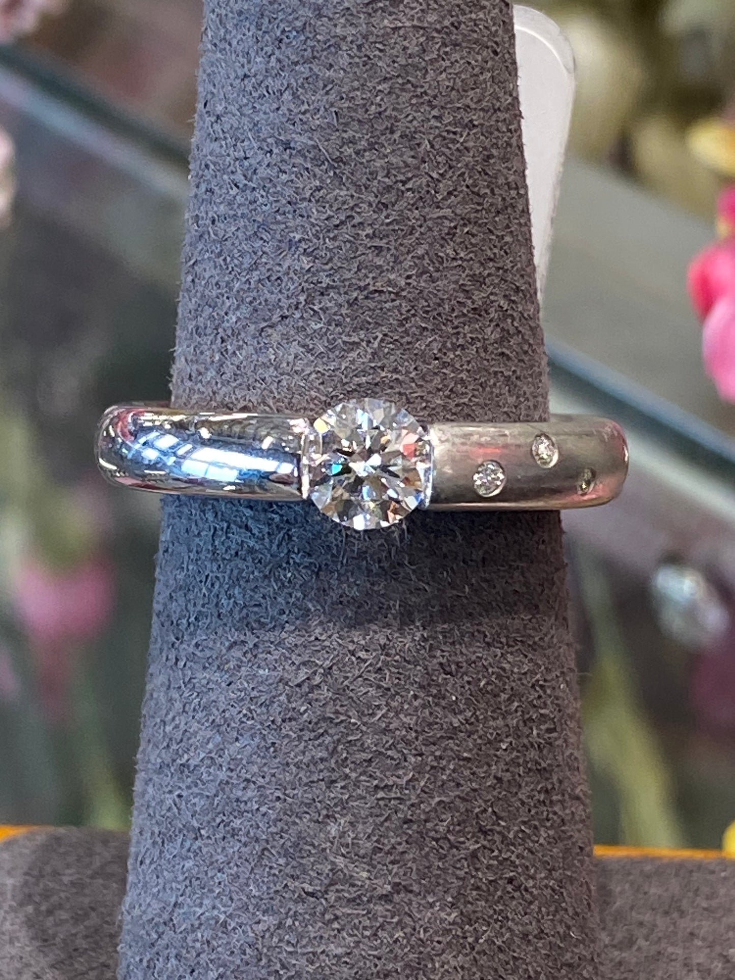 Platinum Lab Diamond Ring