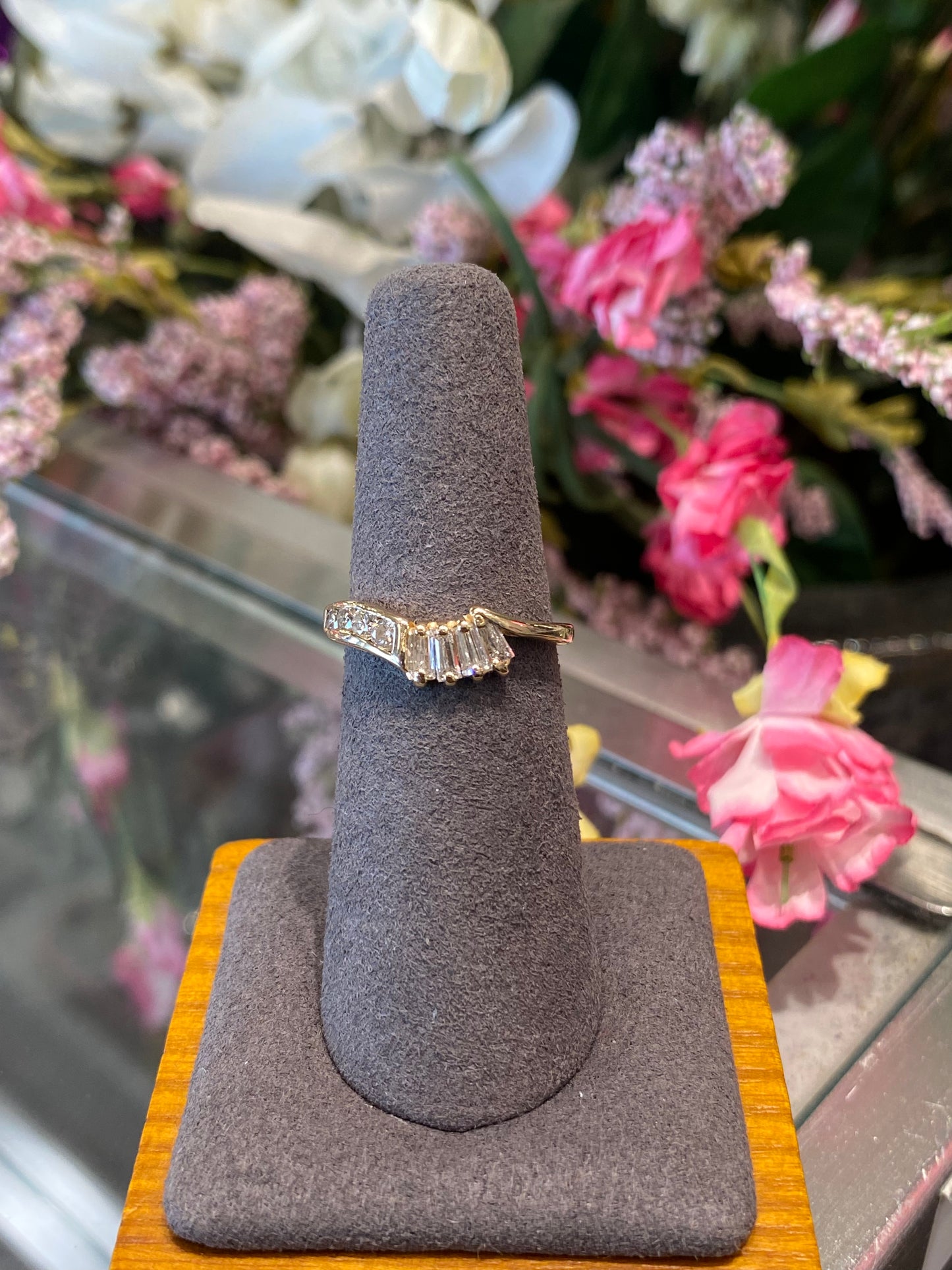 14k Yellow Gold Diamond Ring