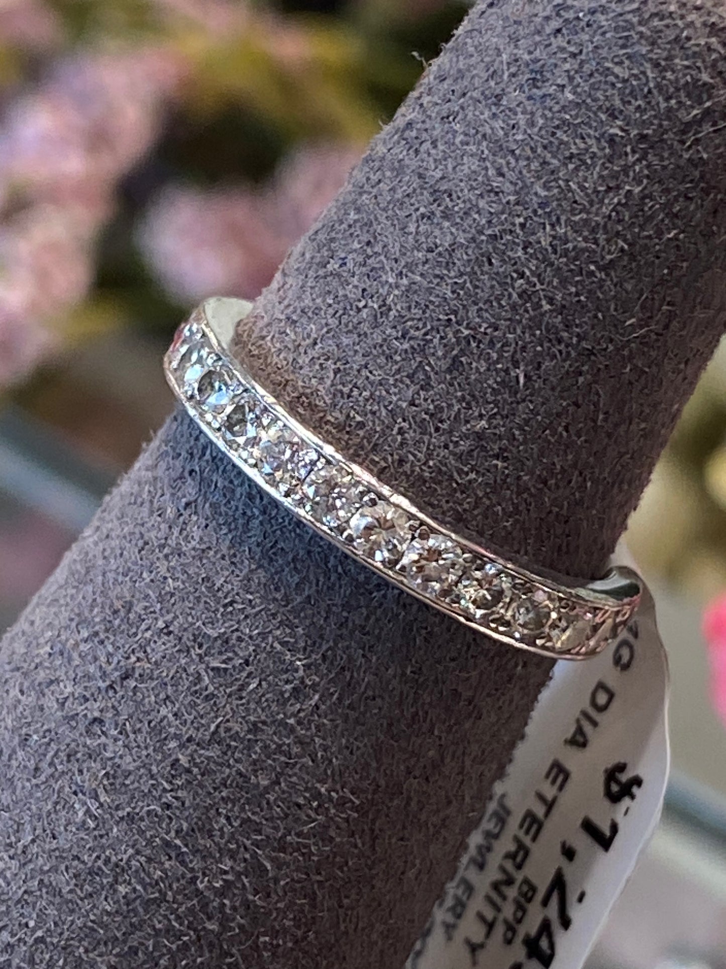 Platinum Diamond Eternity Band