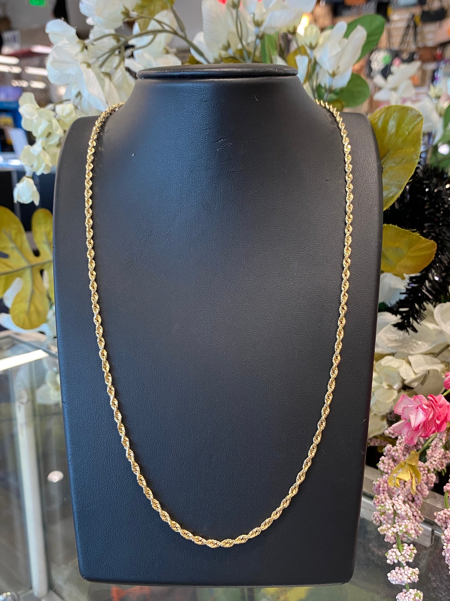14k Yellow Gold Rope Chain