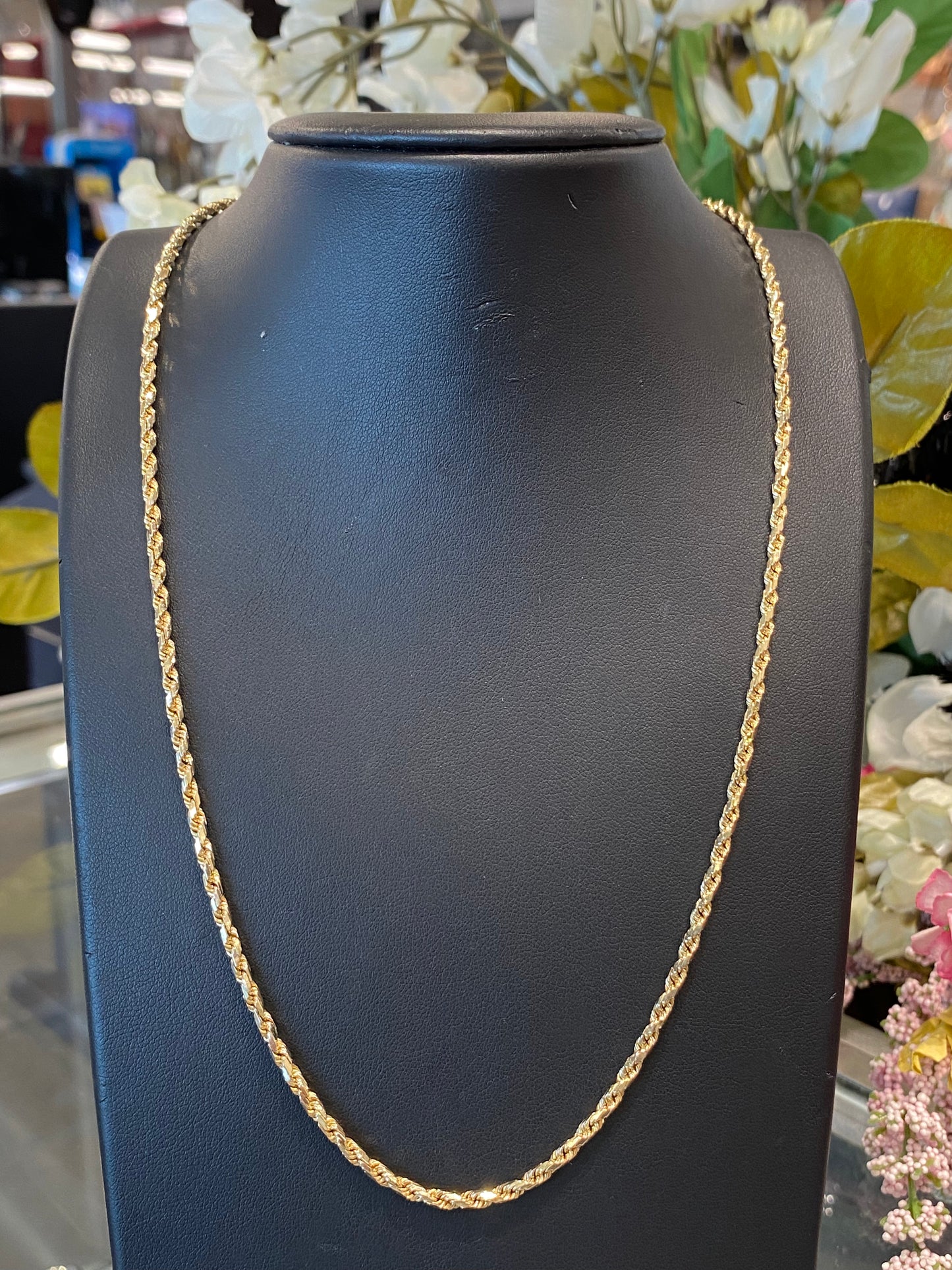 14k Yellow Gold Rope Chain