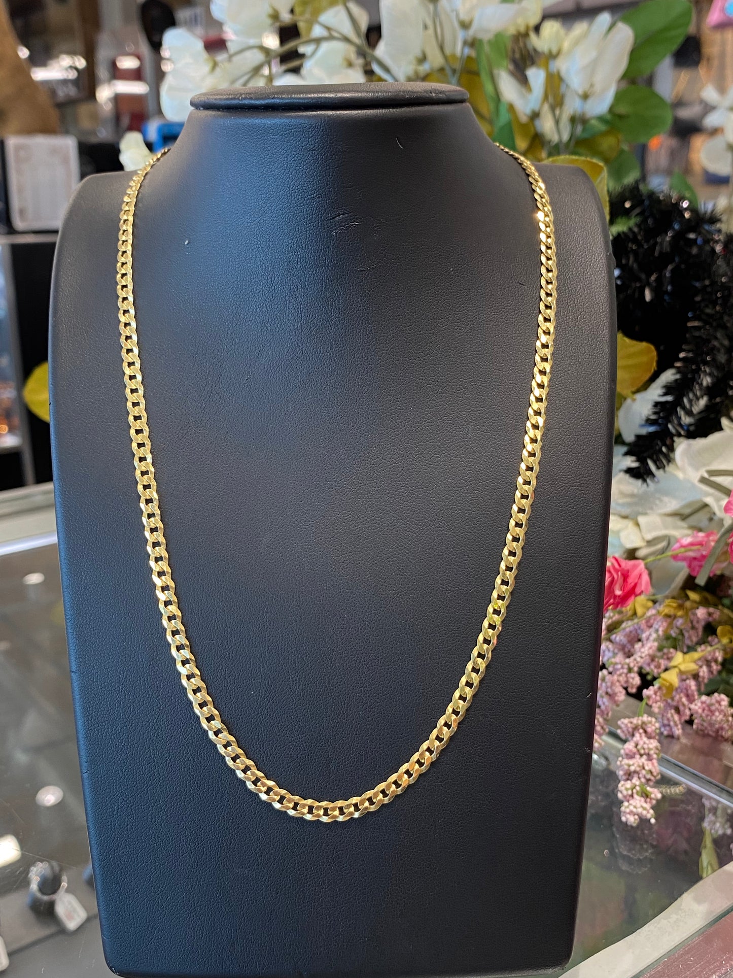 925 Silver Gold Plated Chain