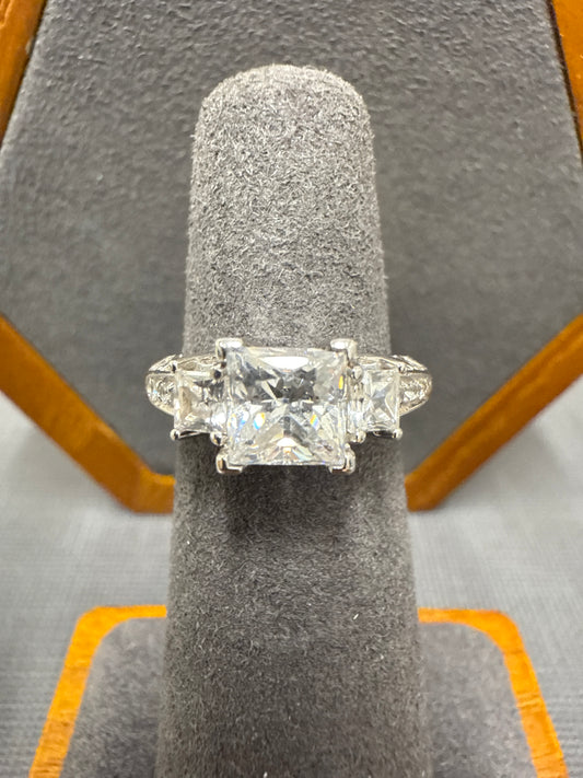 White gold ring