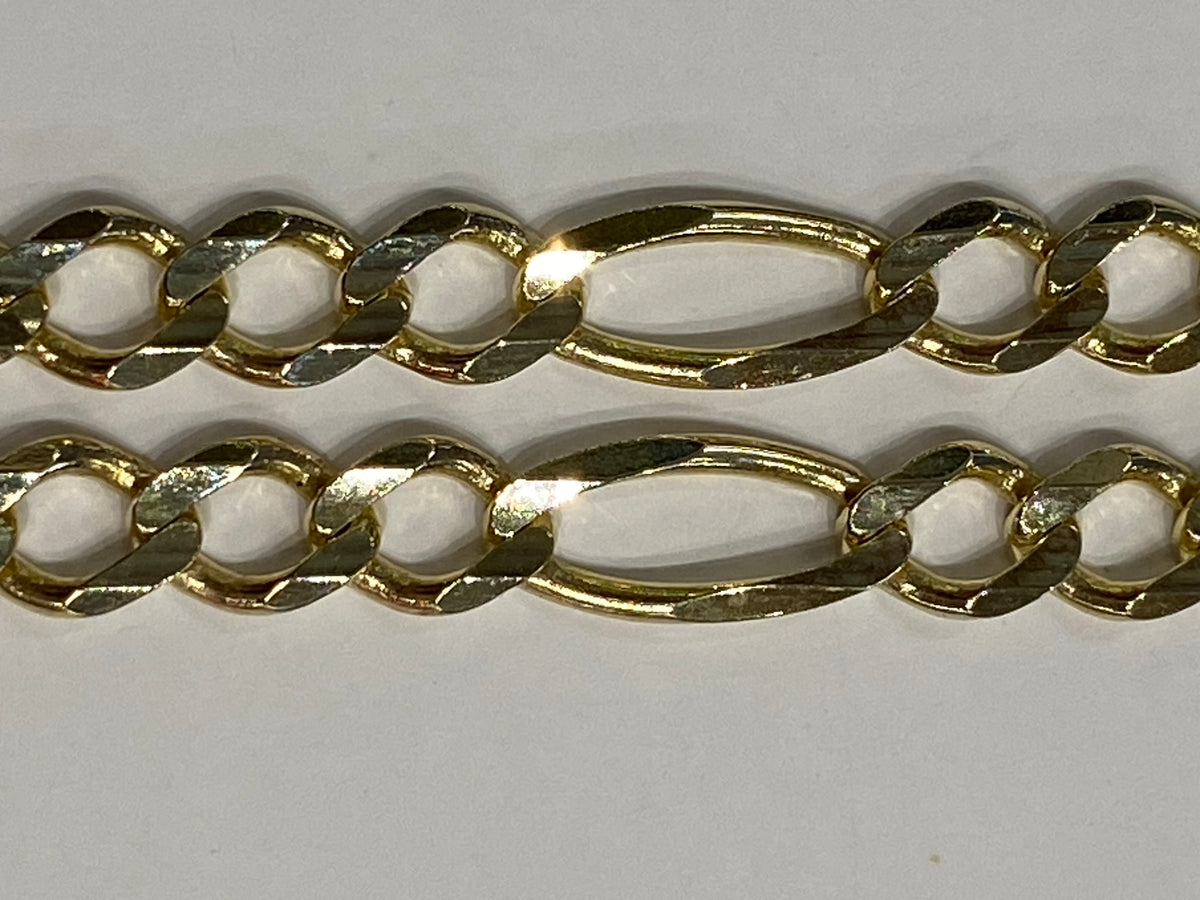 10k Yellow Gold Fígaro Chain