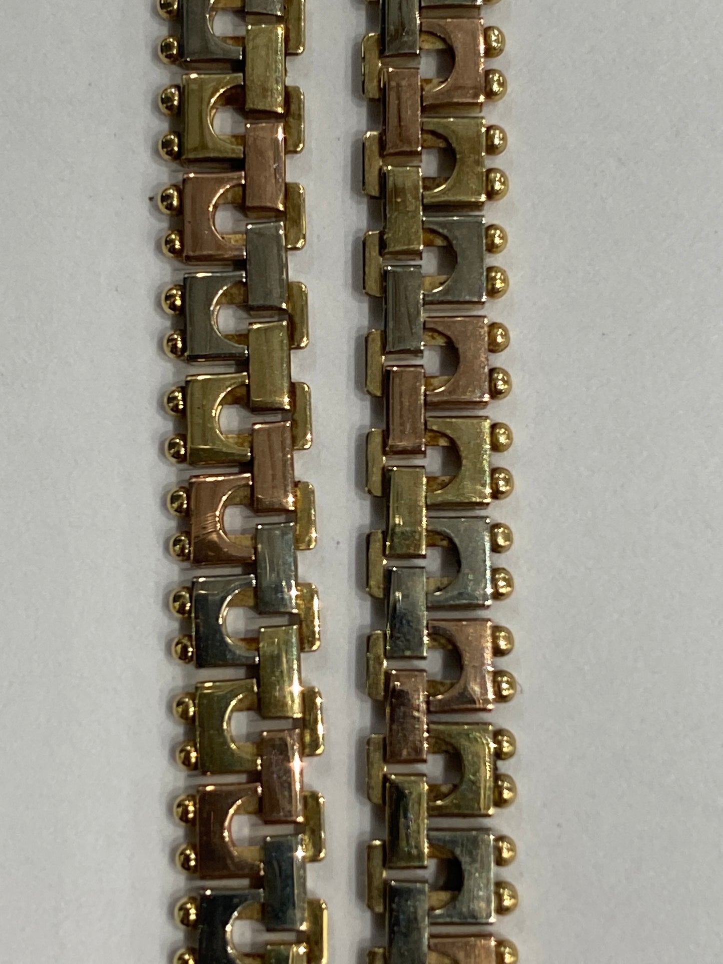 14k Tri Gold Chain