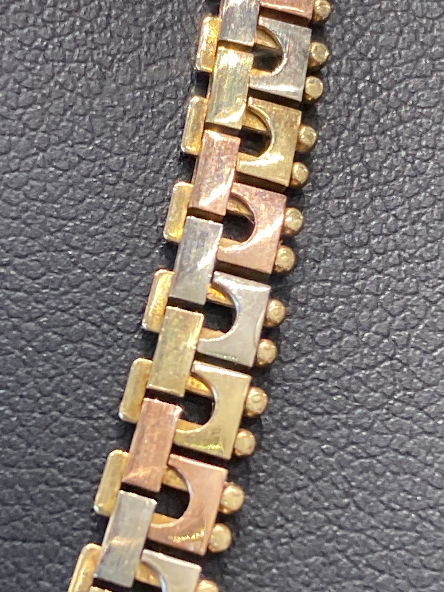 14k Tri Gold Chain