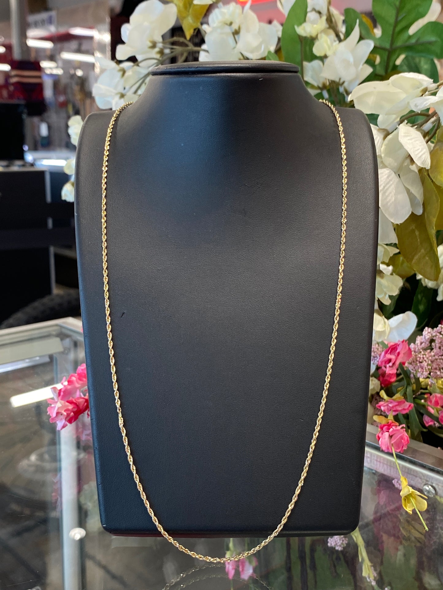 14k Yellow Gold Rope Chain