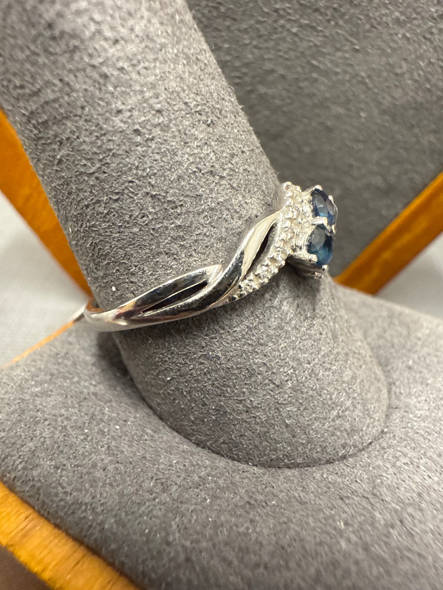 White gold ring
