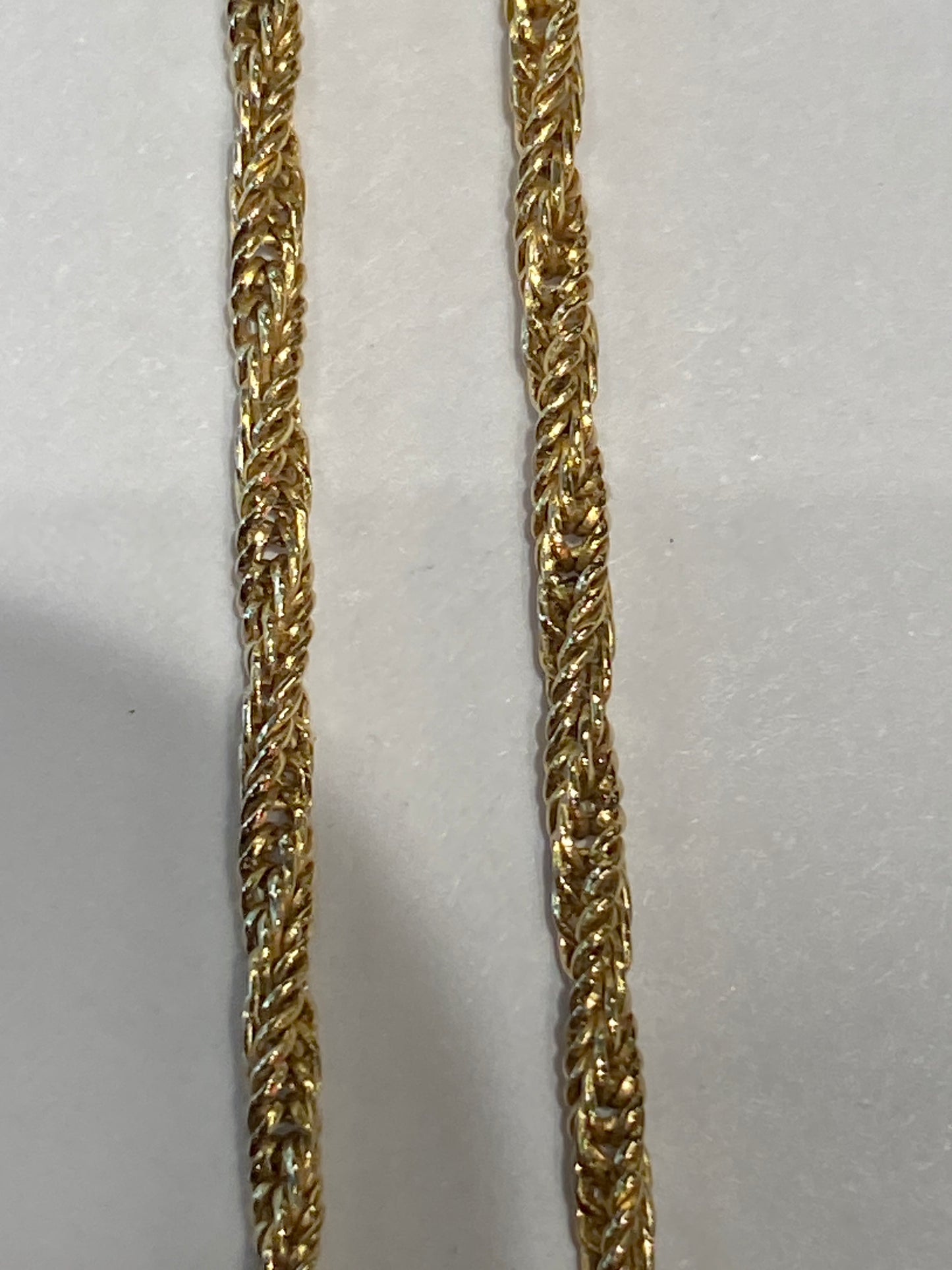 14k Yellow Gold Twist Chain