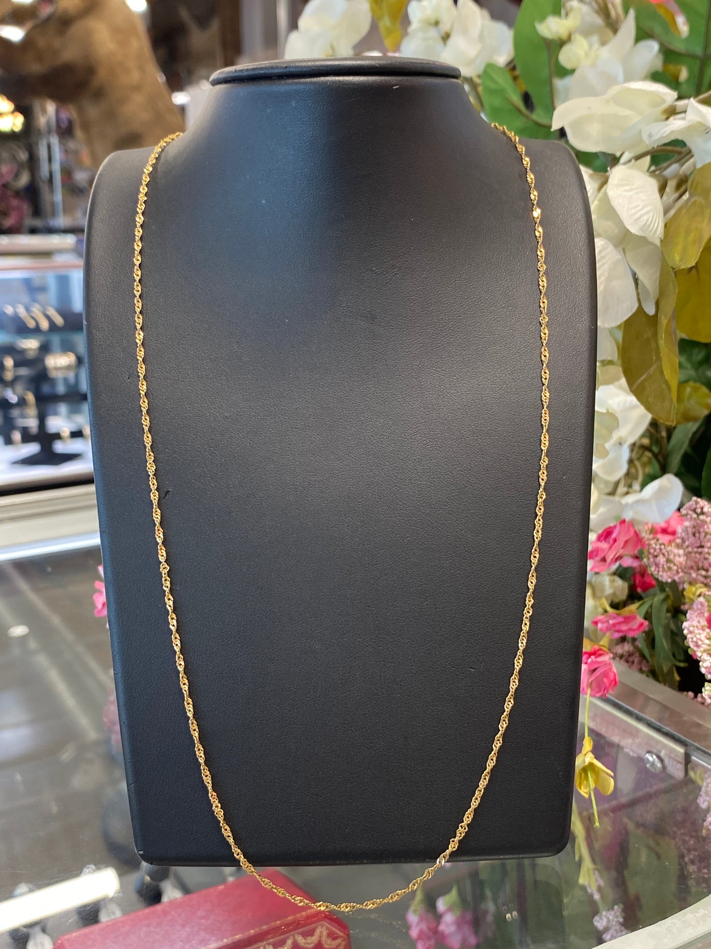 14k Yellow Gold Twist Chain