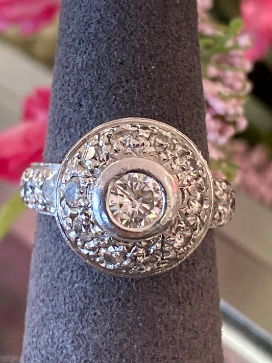 Platinum Diamond Ring