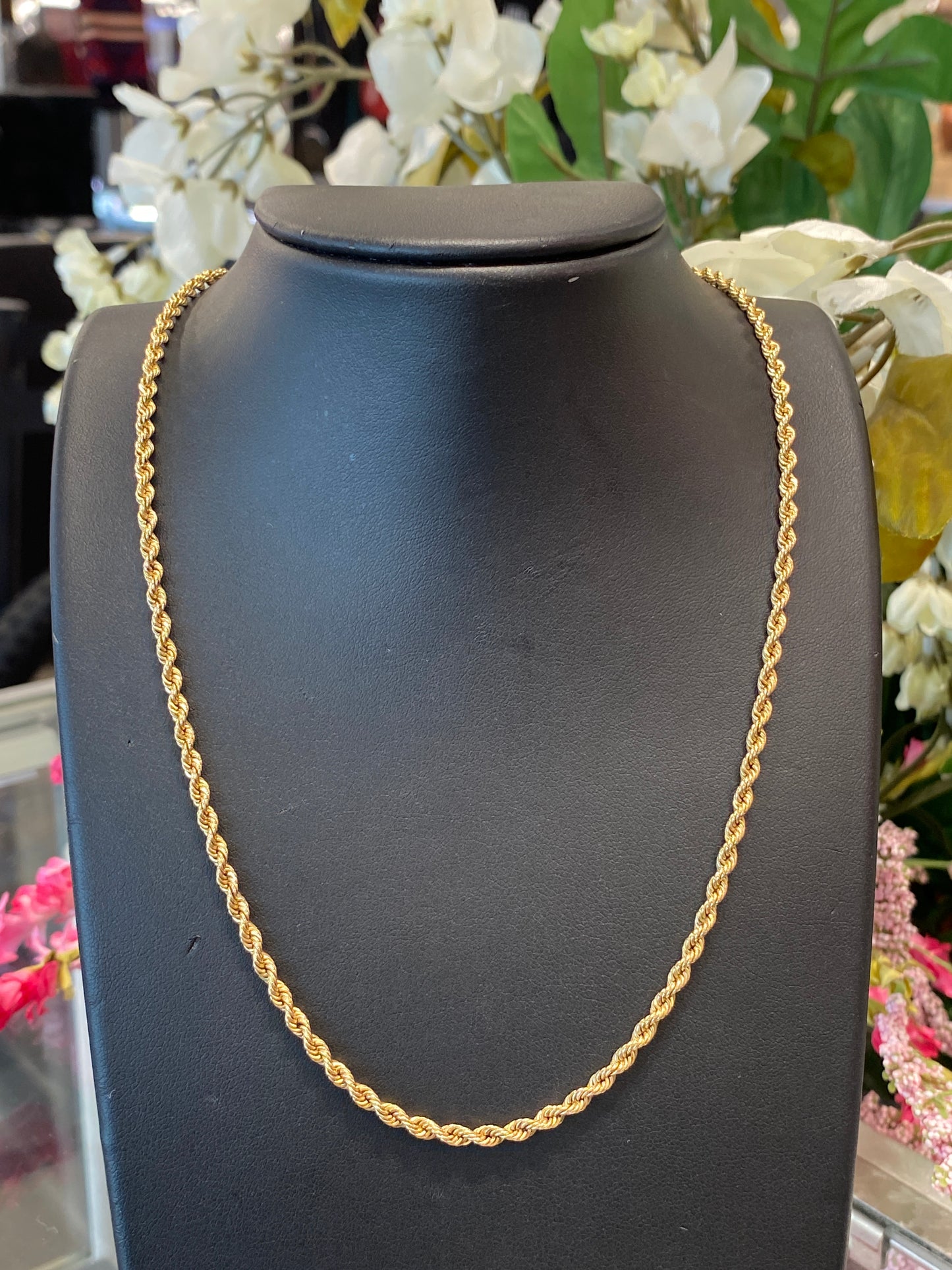 14k Yellow Gold Rope Chain