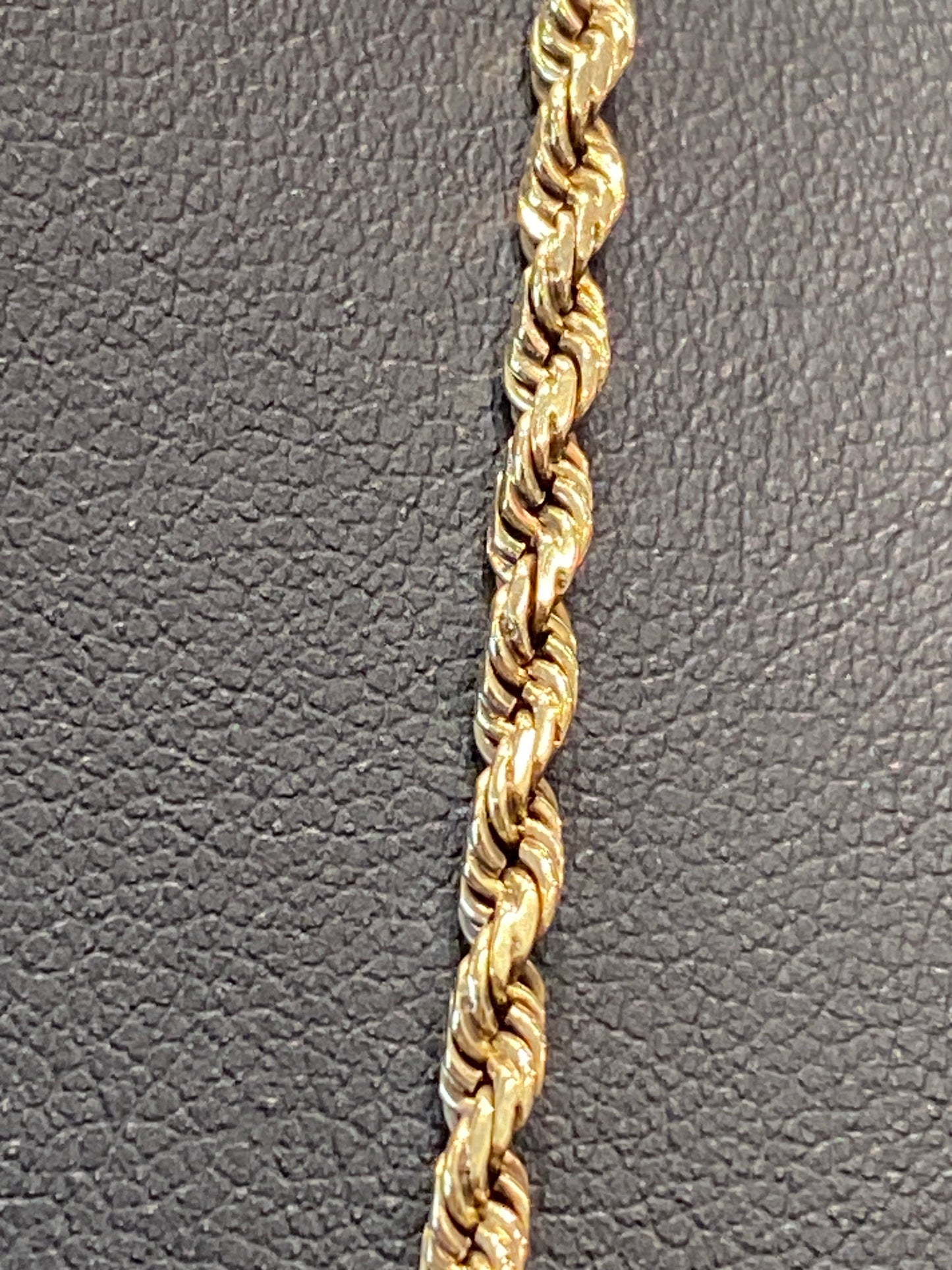 14k Yellow Gold Rope Chain