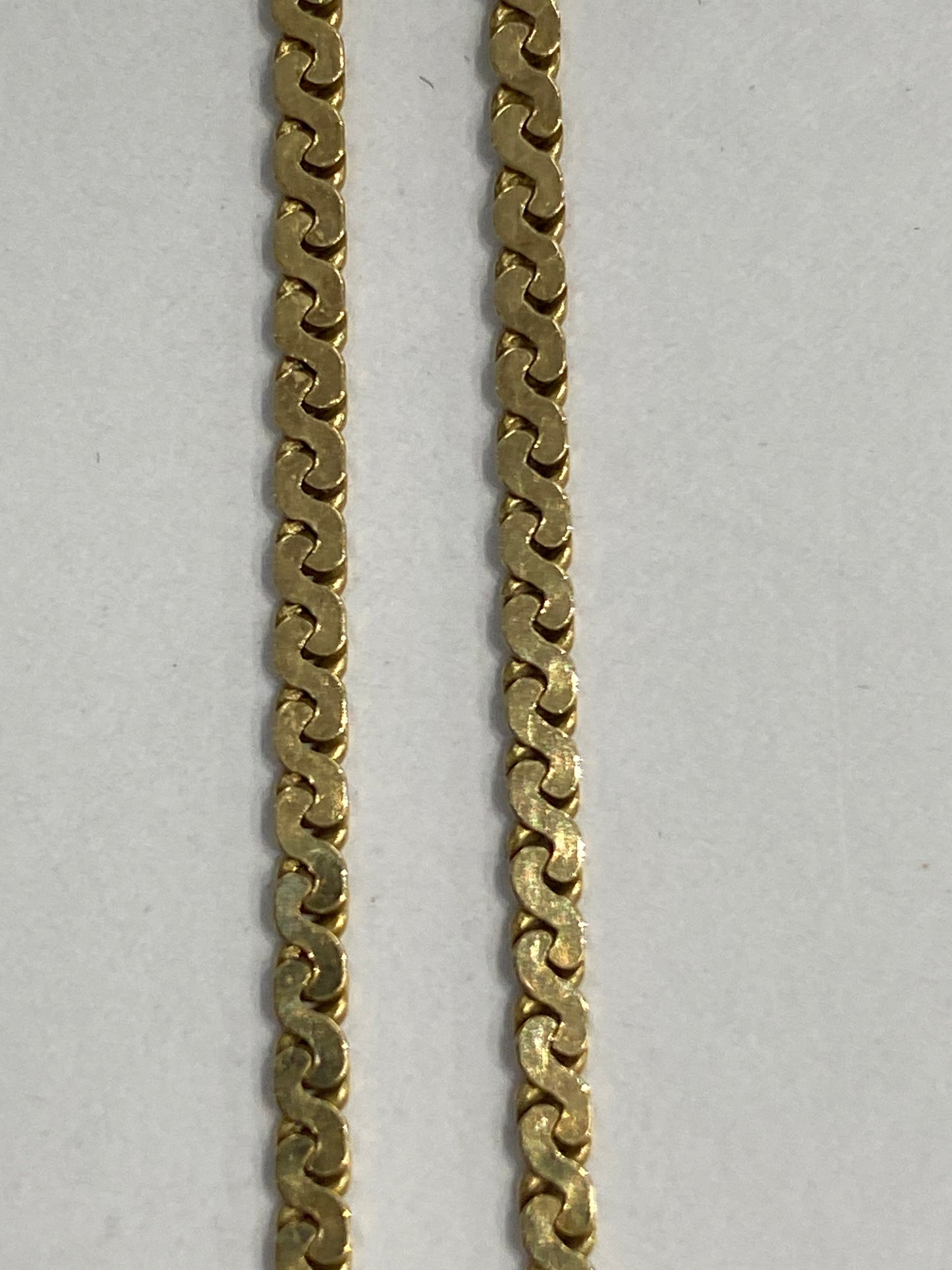 14k Yellow Hold Serpentine Chain