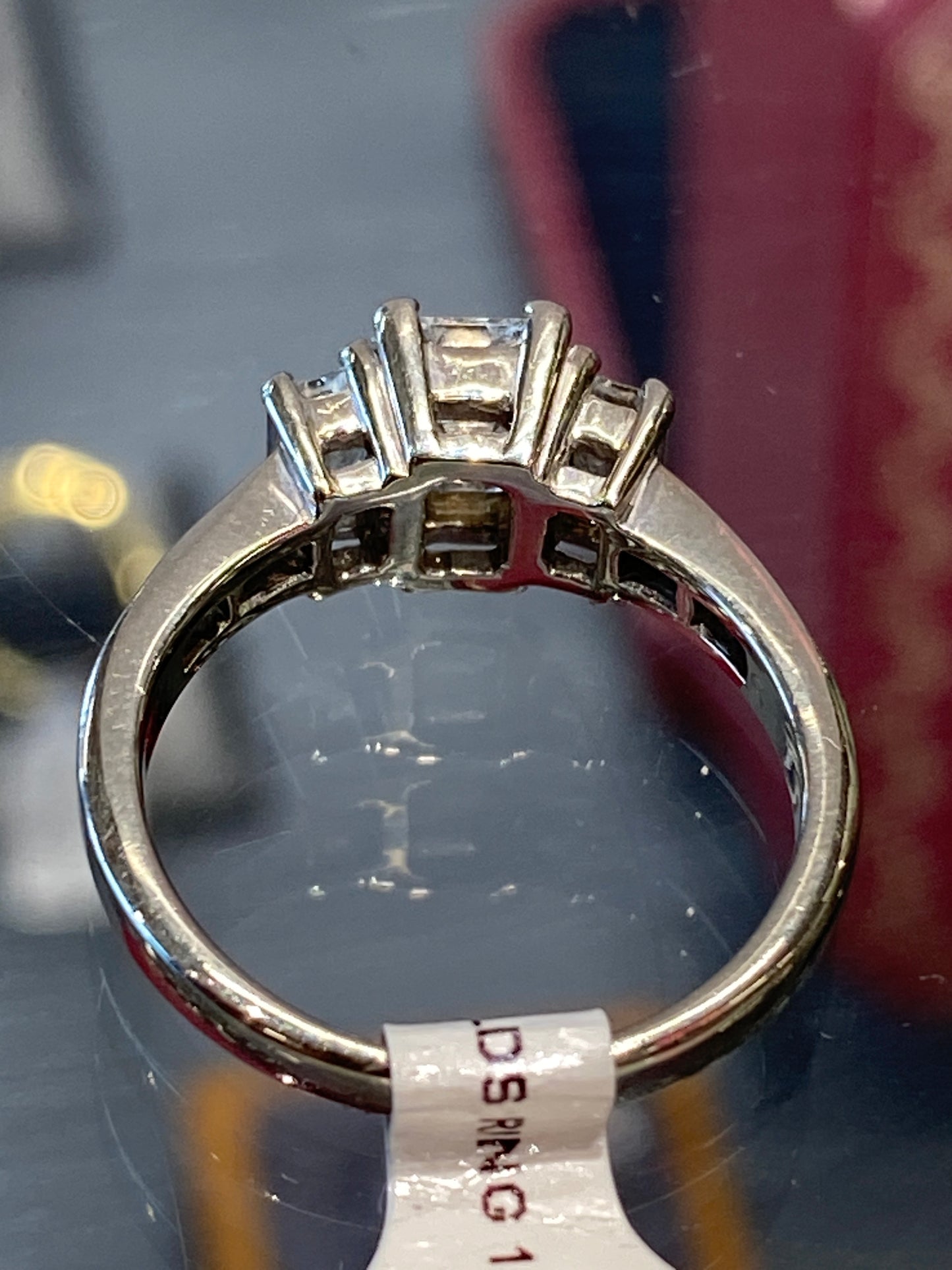14k White Gold Diamond Engagement Ring