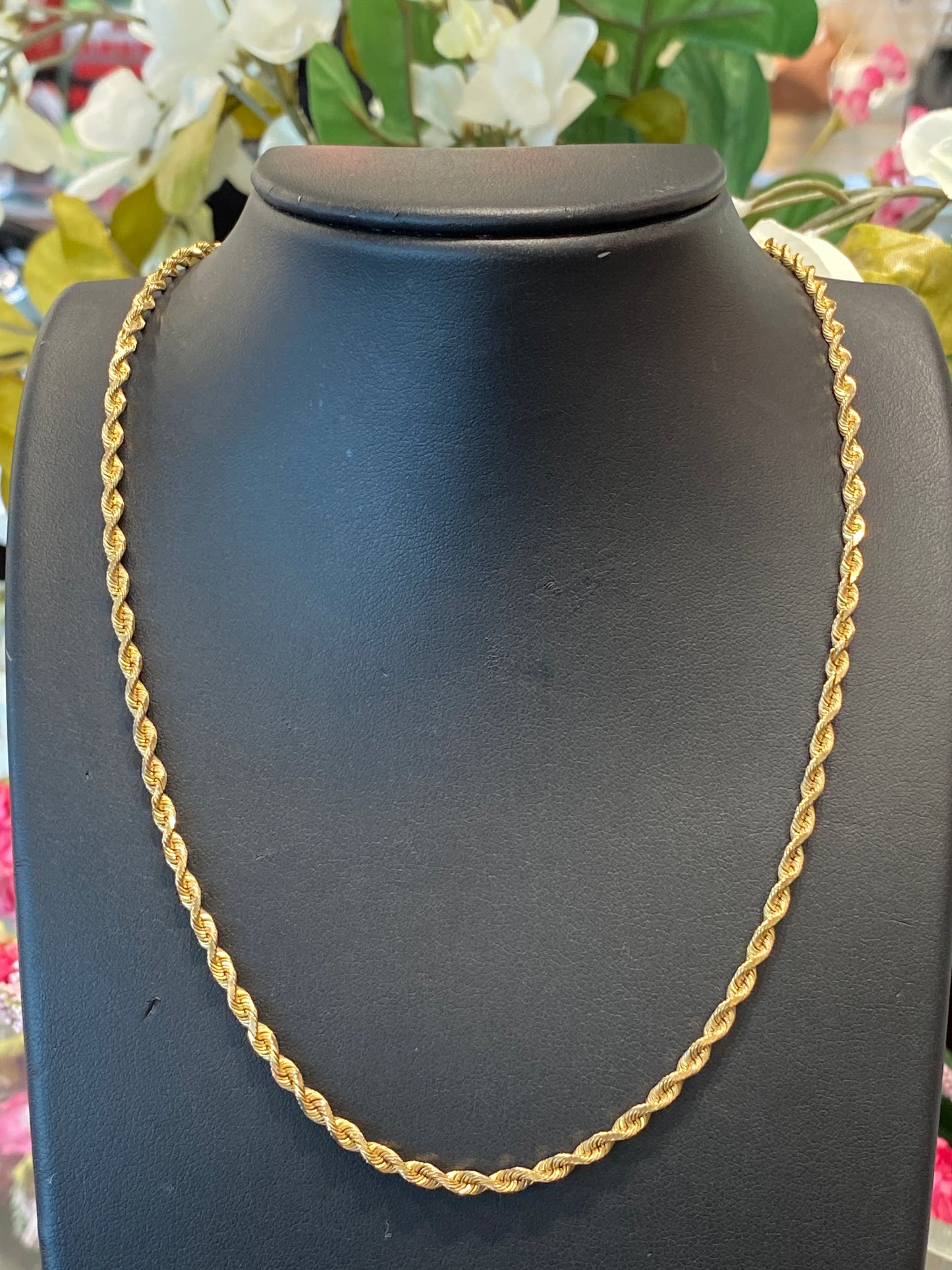 14k Yellow Gold Rope Chain