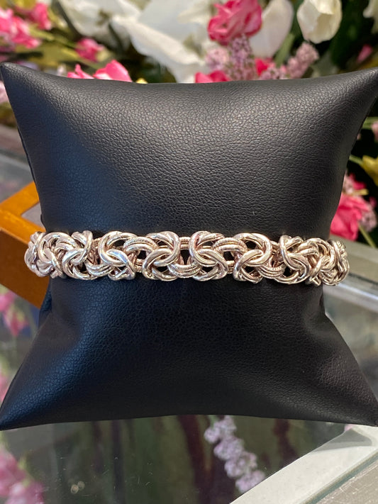 Silver Byzantine Bracelet