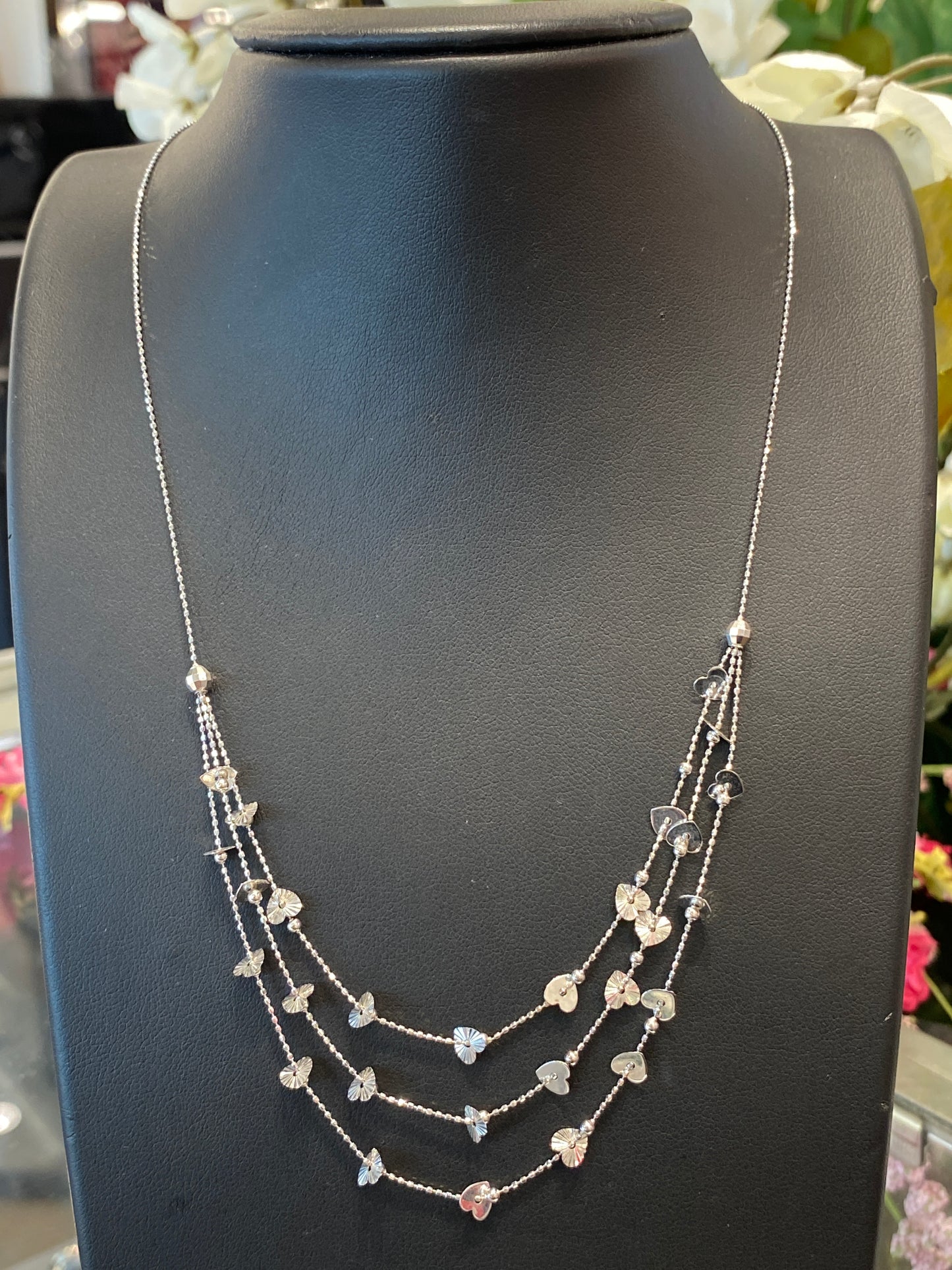 14k White Gold Fashion Chain