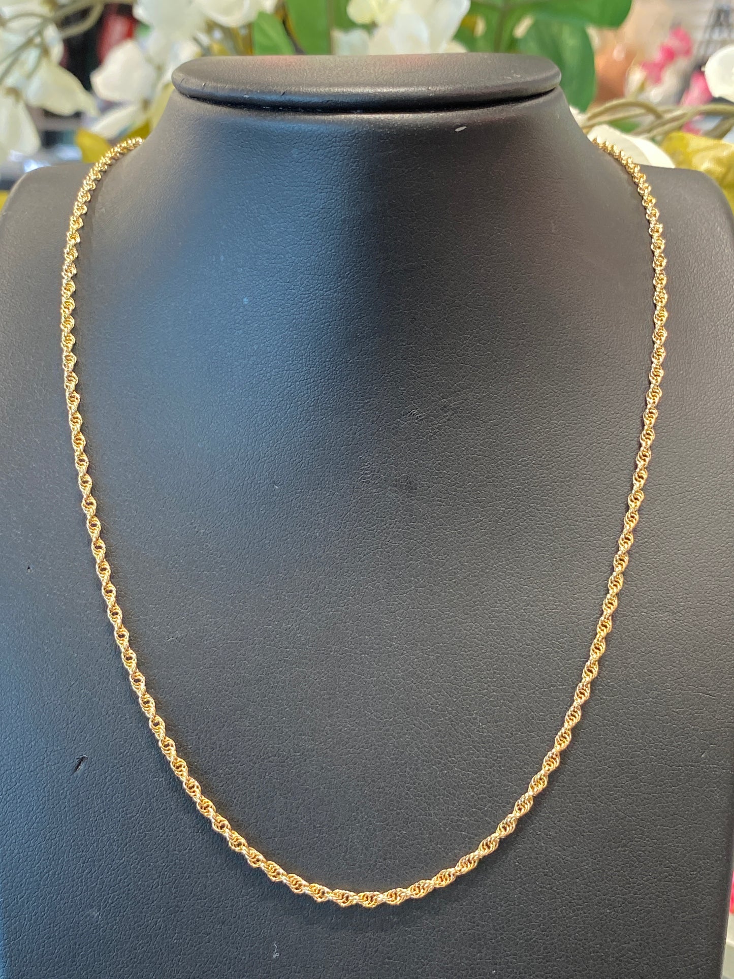 14k Yellow Gold Rope Chain