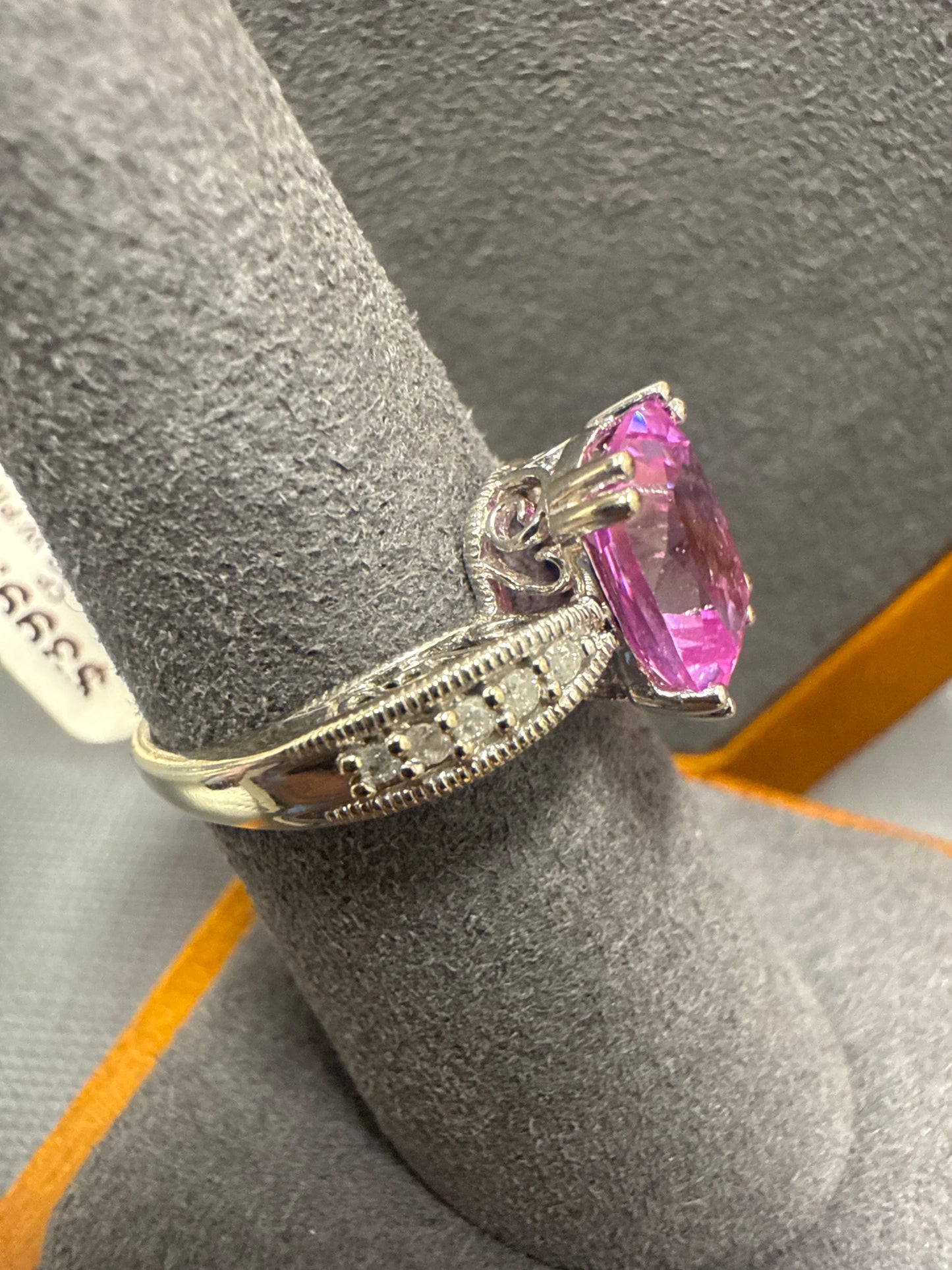 White gold ring
