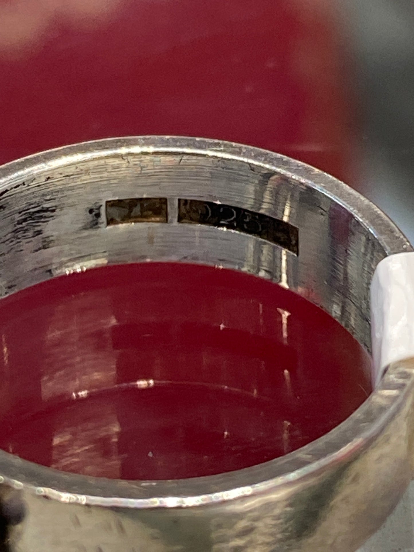 Silver Ring With Colored Stones