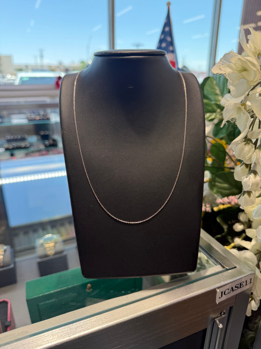 White gold chain