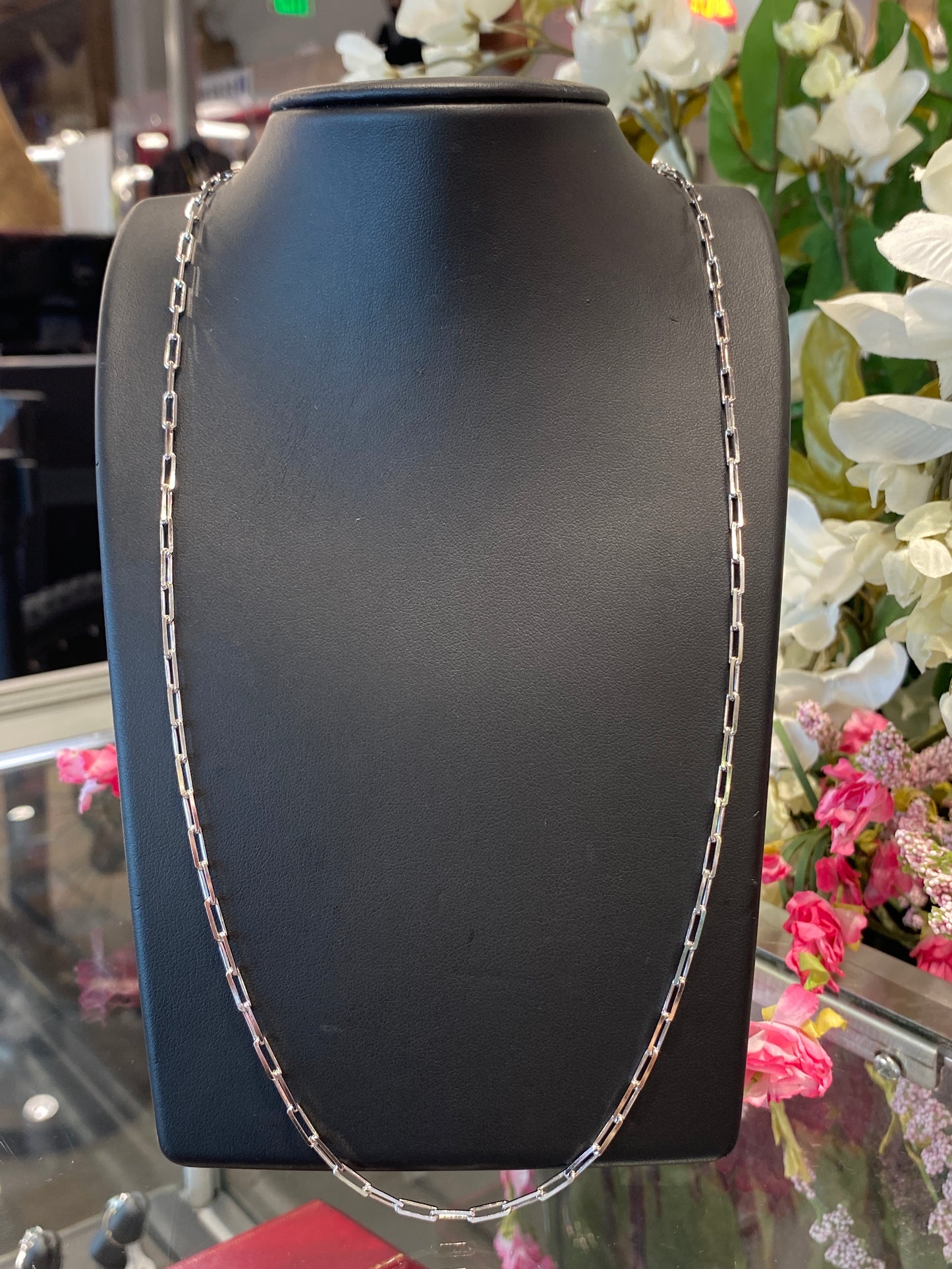 Silver Paper Clip Chain