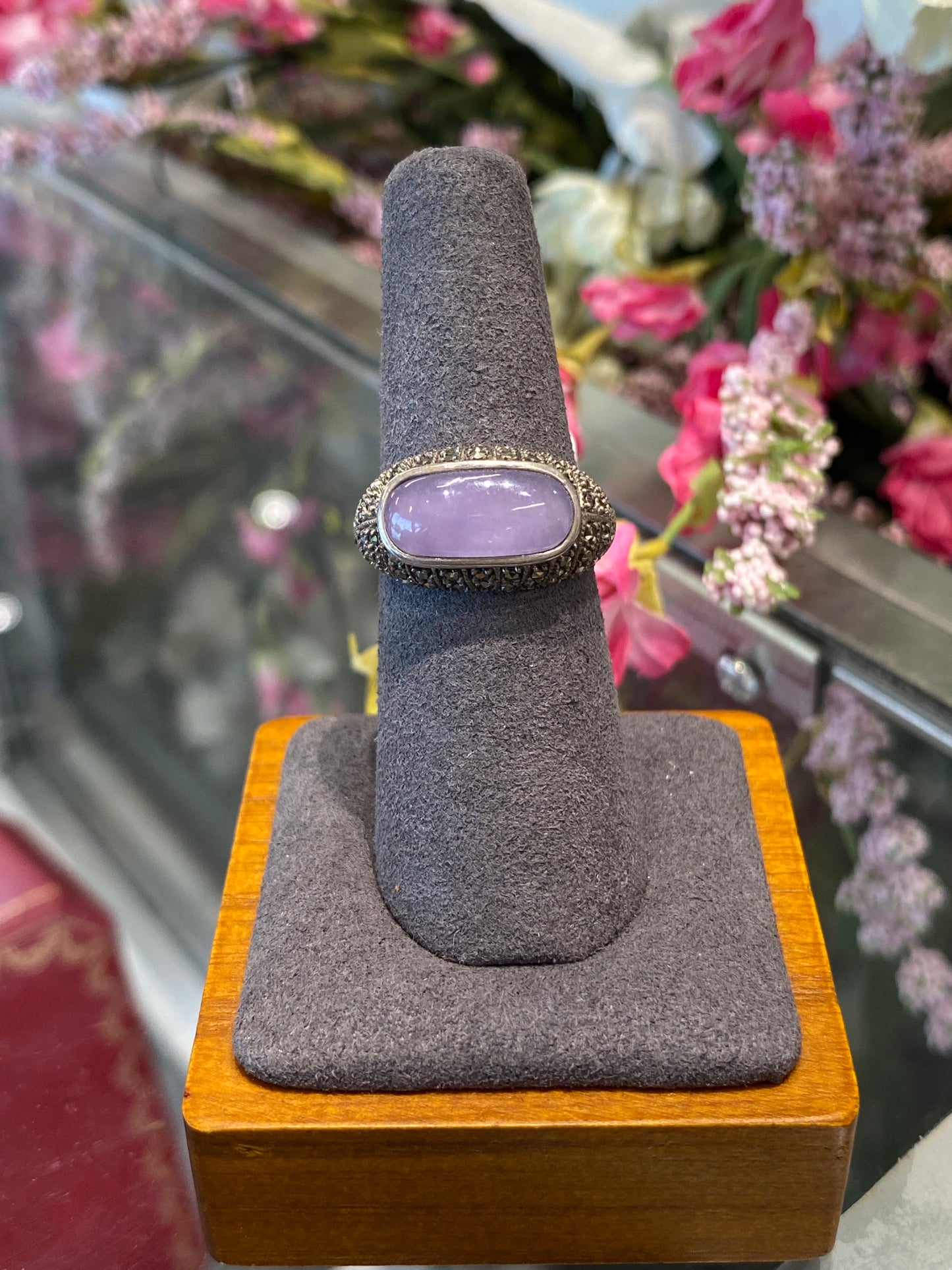 Silver Ring With Colored Stones