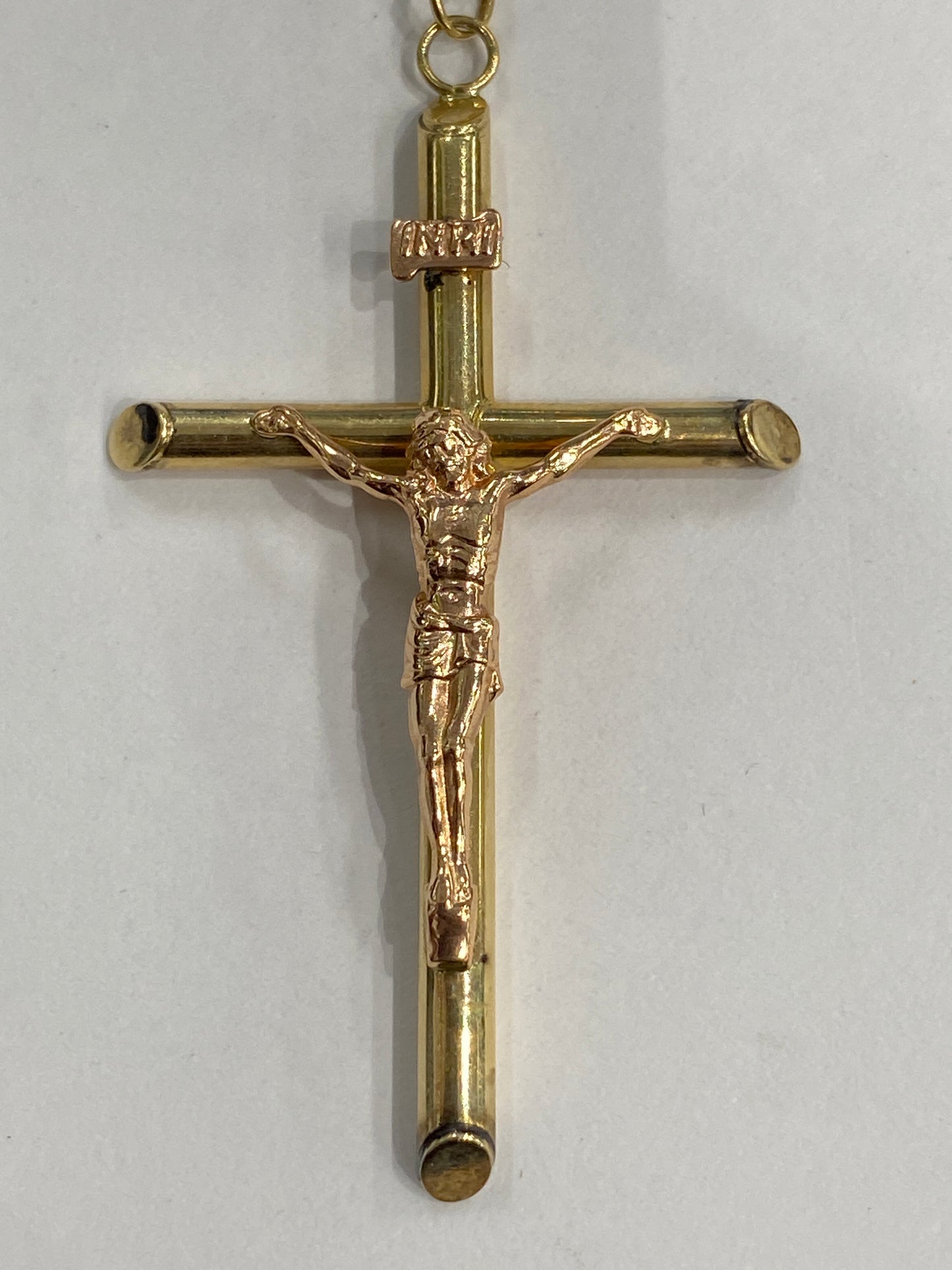 14k Tri Gold Rosary