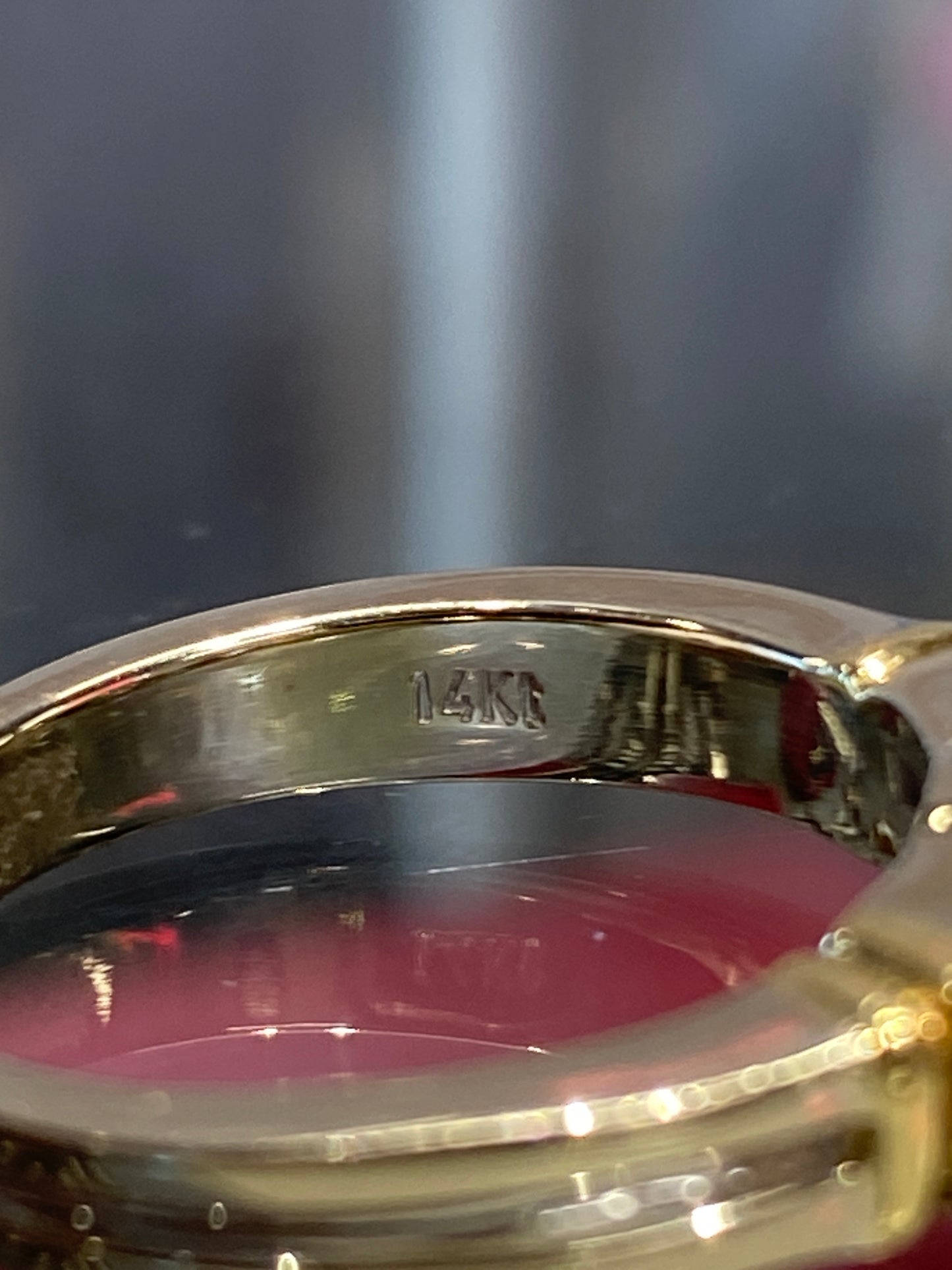 14k Two Tone Diamond Engagement Ring