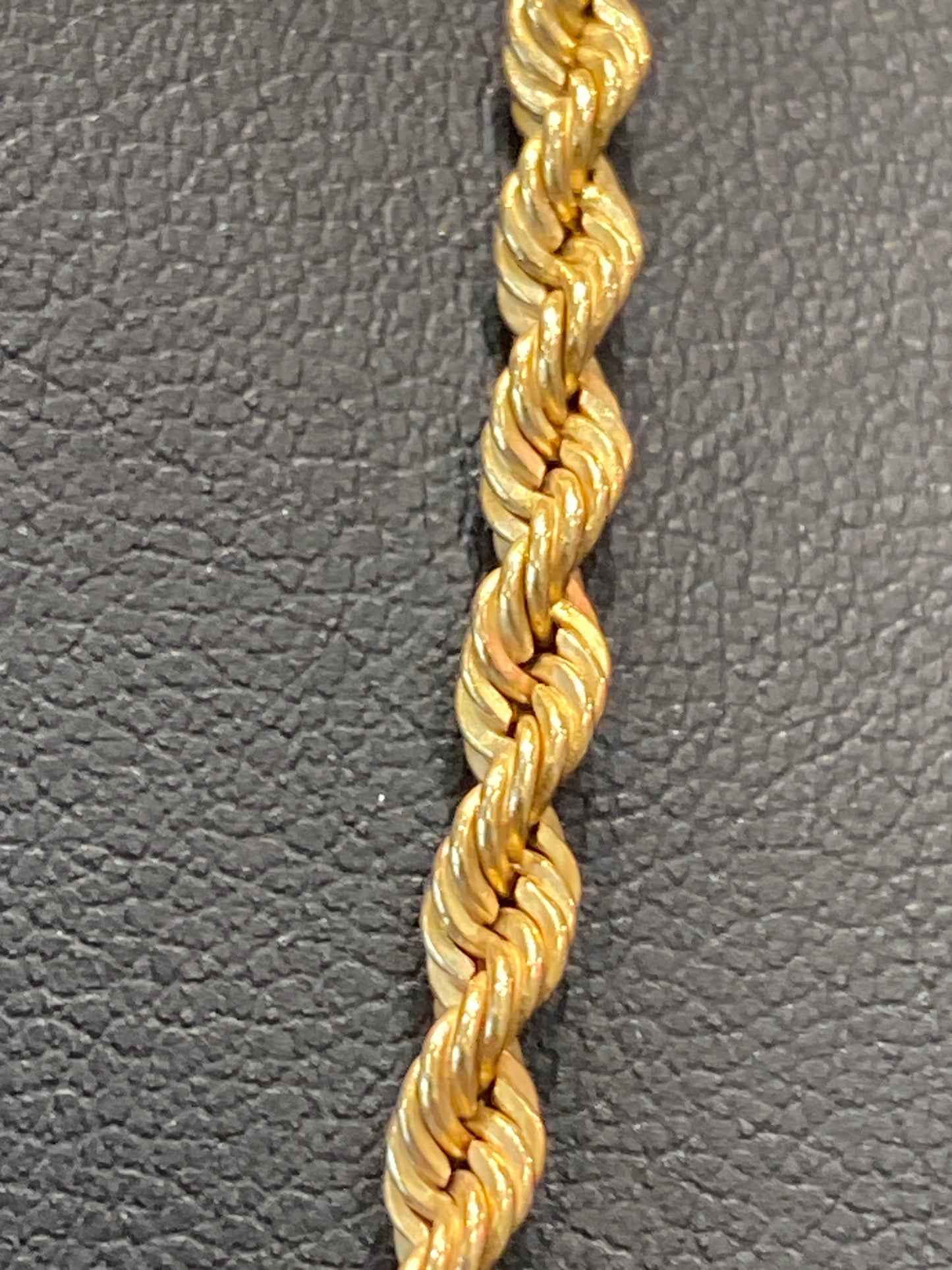 14k Yellow Gold Rope Chain