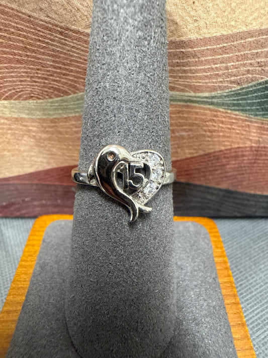 Silver Quince Ring