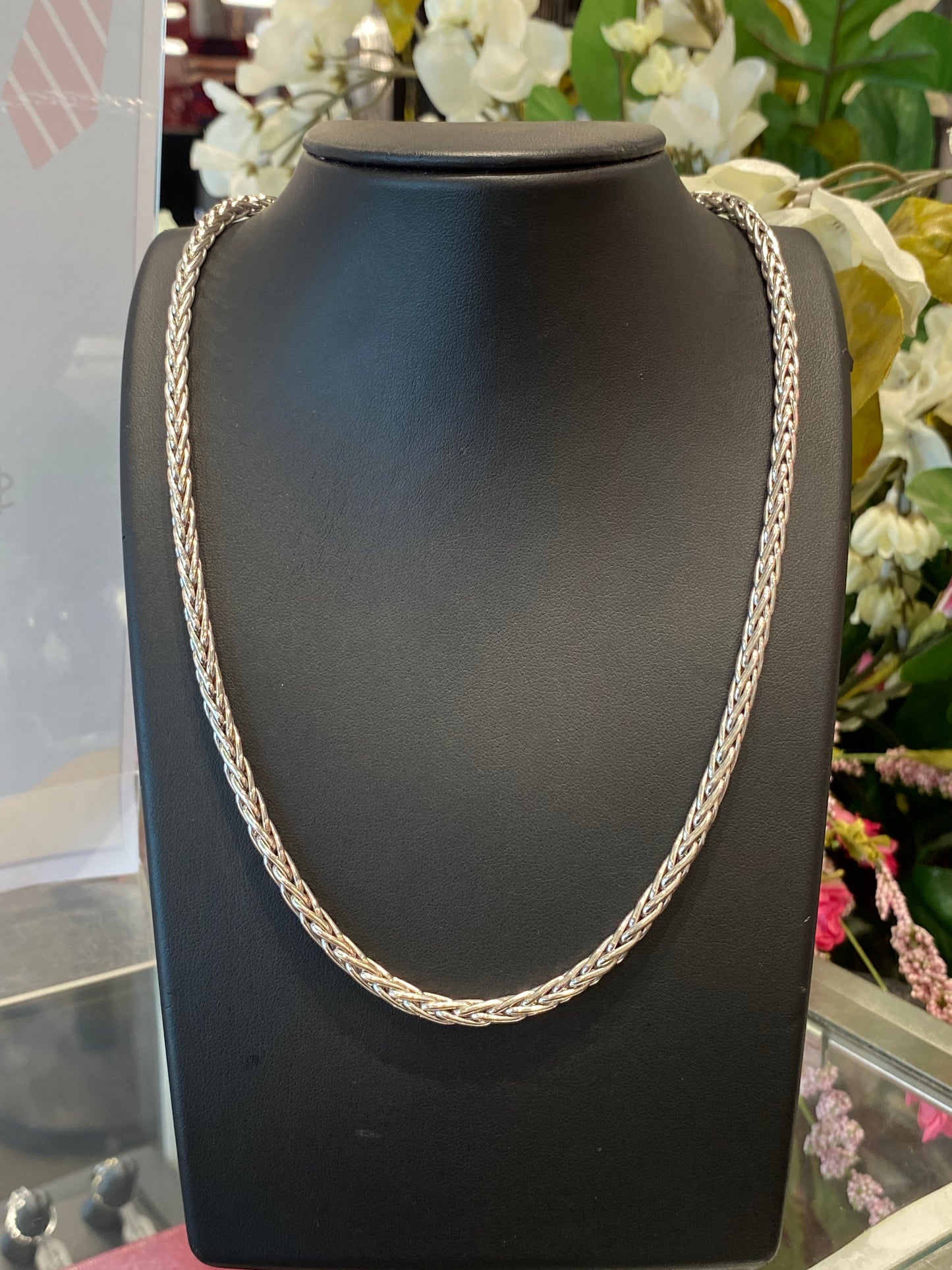 14k White Gold Chain