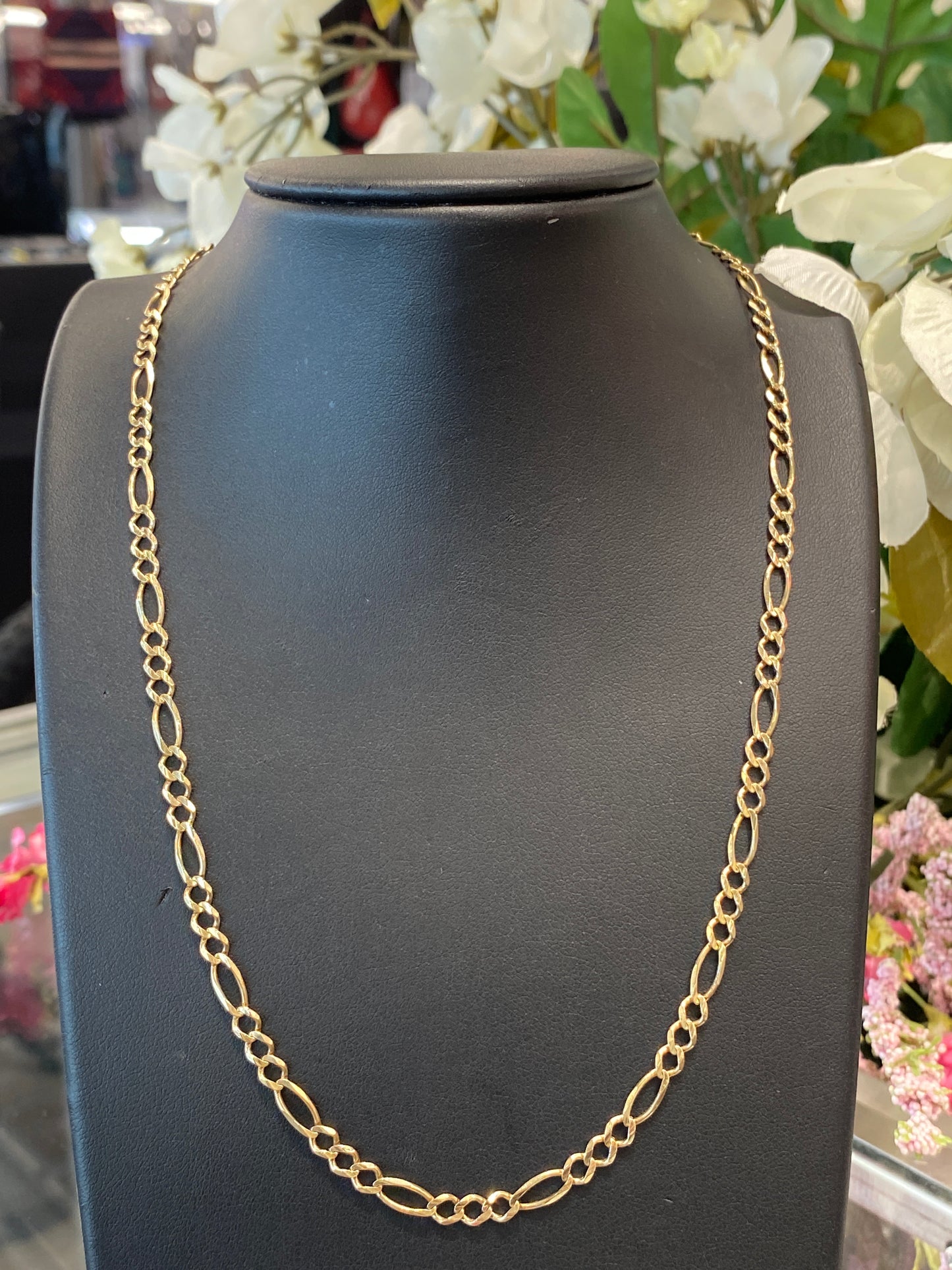 10k Yellow Gold Fígaro Chain