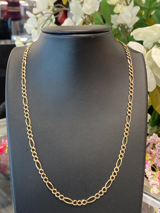 10k Yellow Gold Fígaro Chain