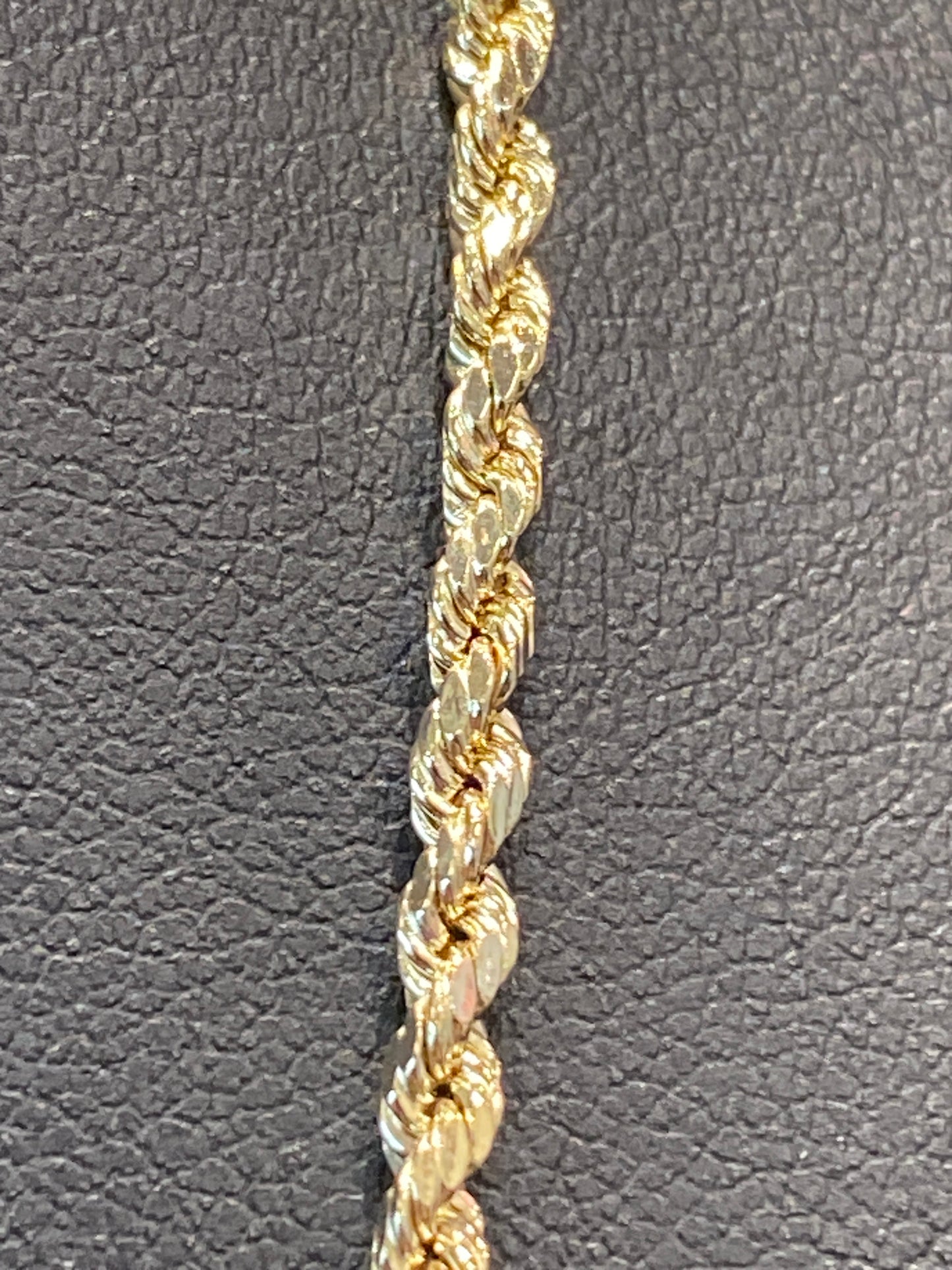 14k Yellow Gold Rope Chain