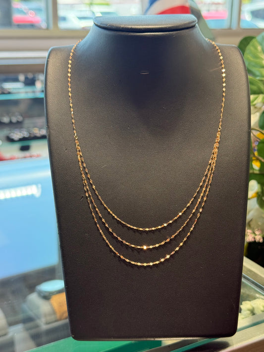 Rose gold chain
