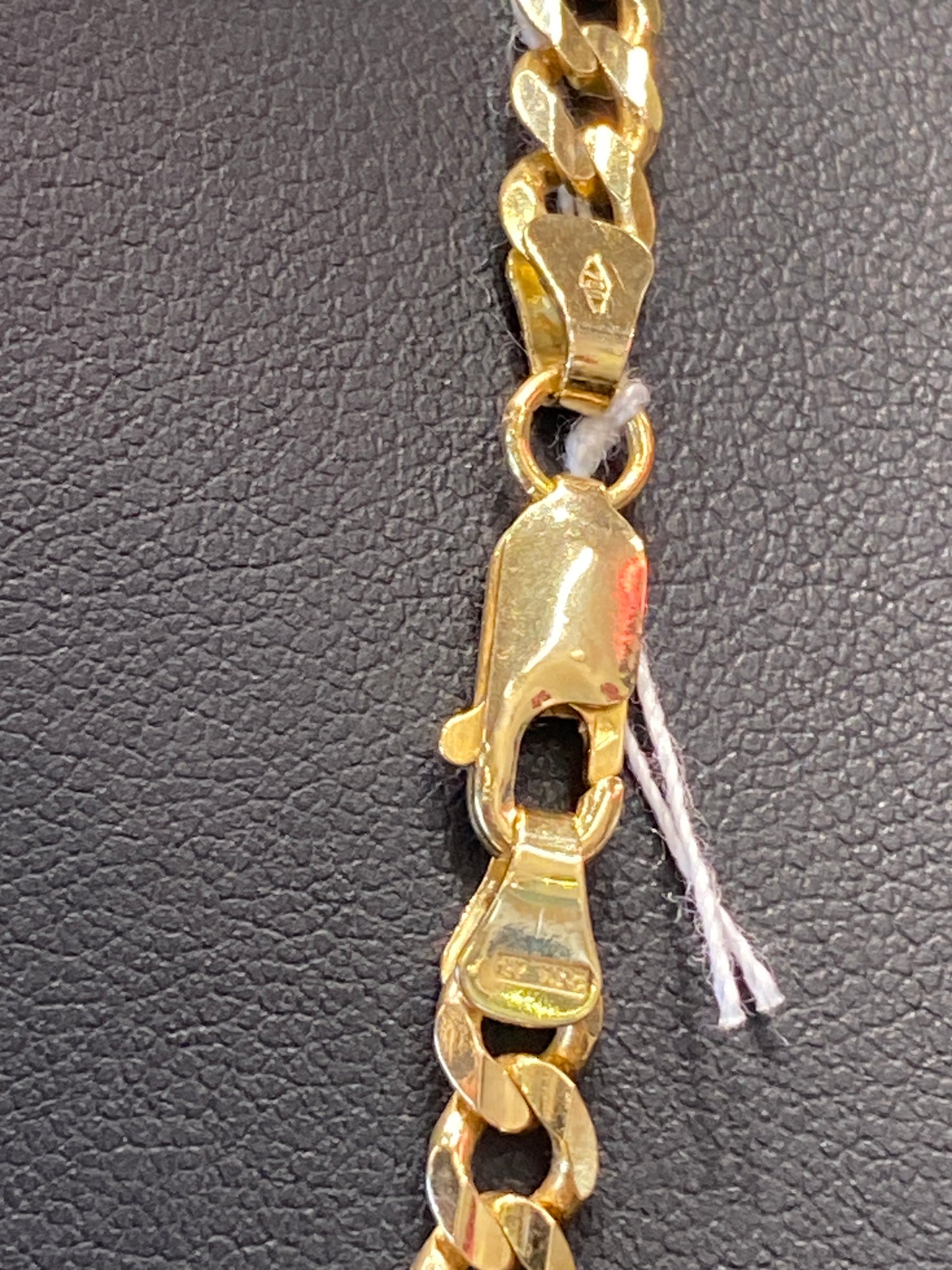 18k Yellow Gold Curb Link Chain