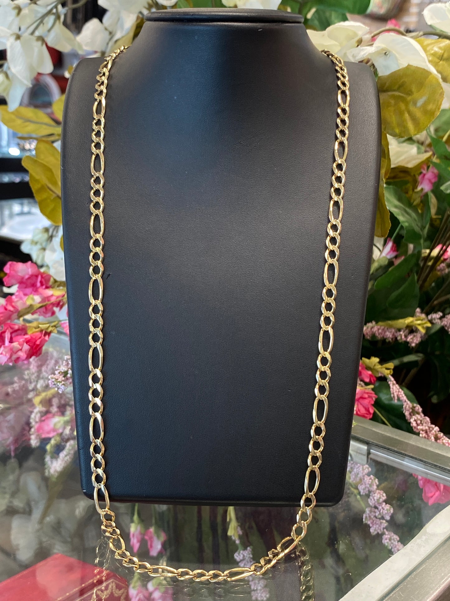 14k Yellow Gold Fígaro Chain