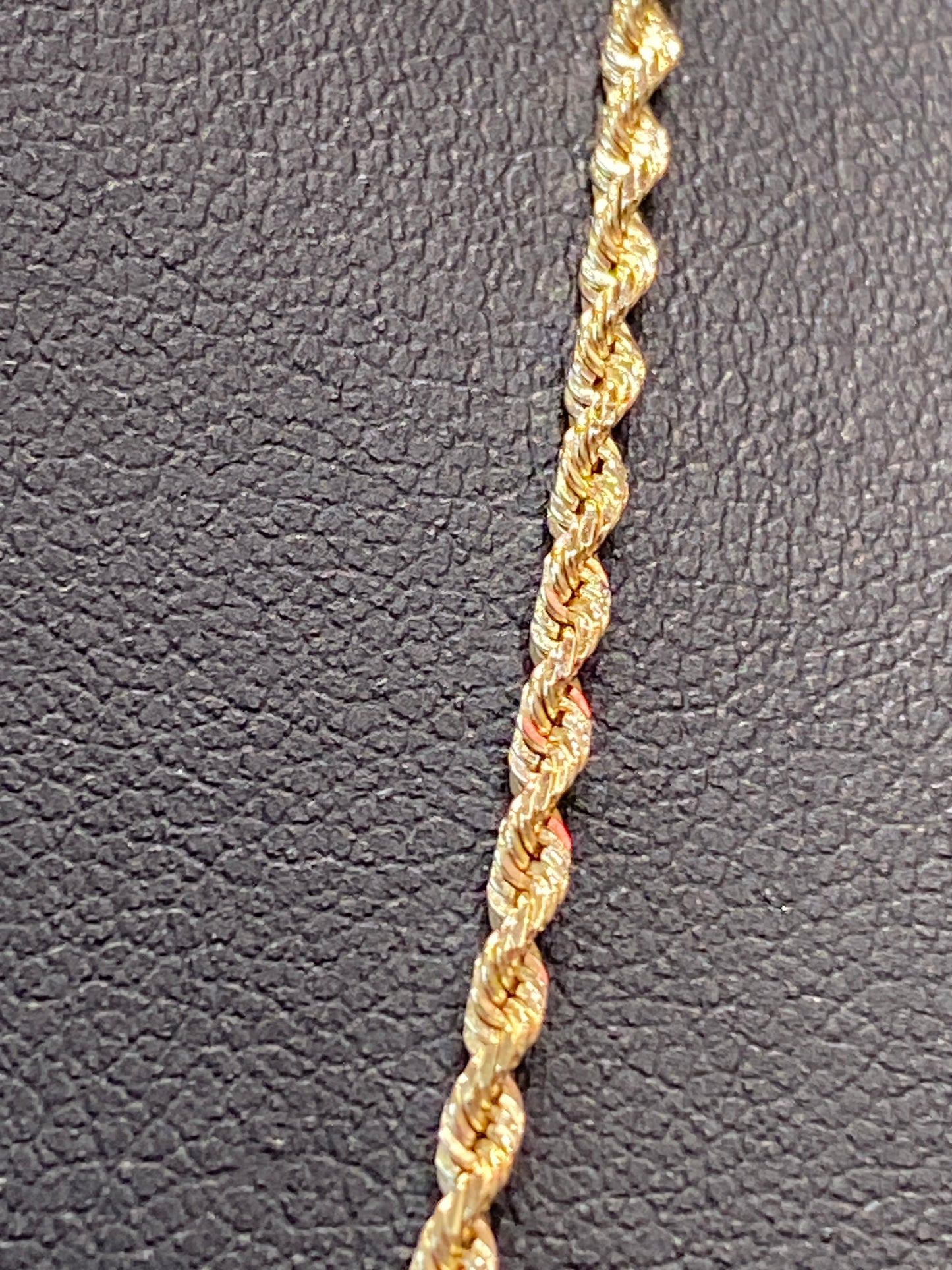 14k Yellow Gold Rope Chain