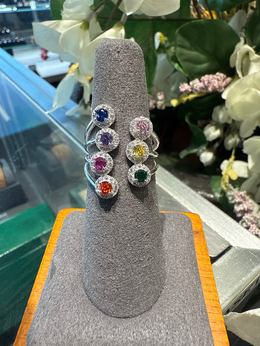 Silver cuff ring