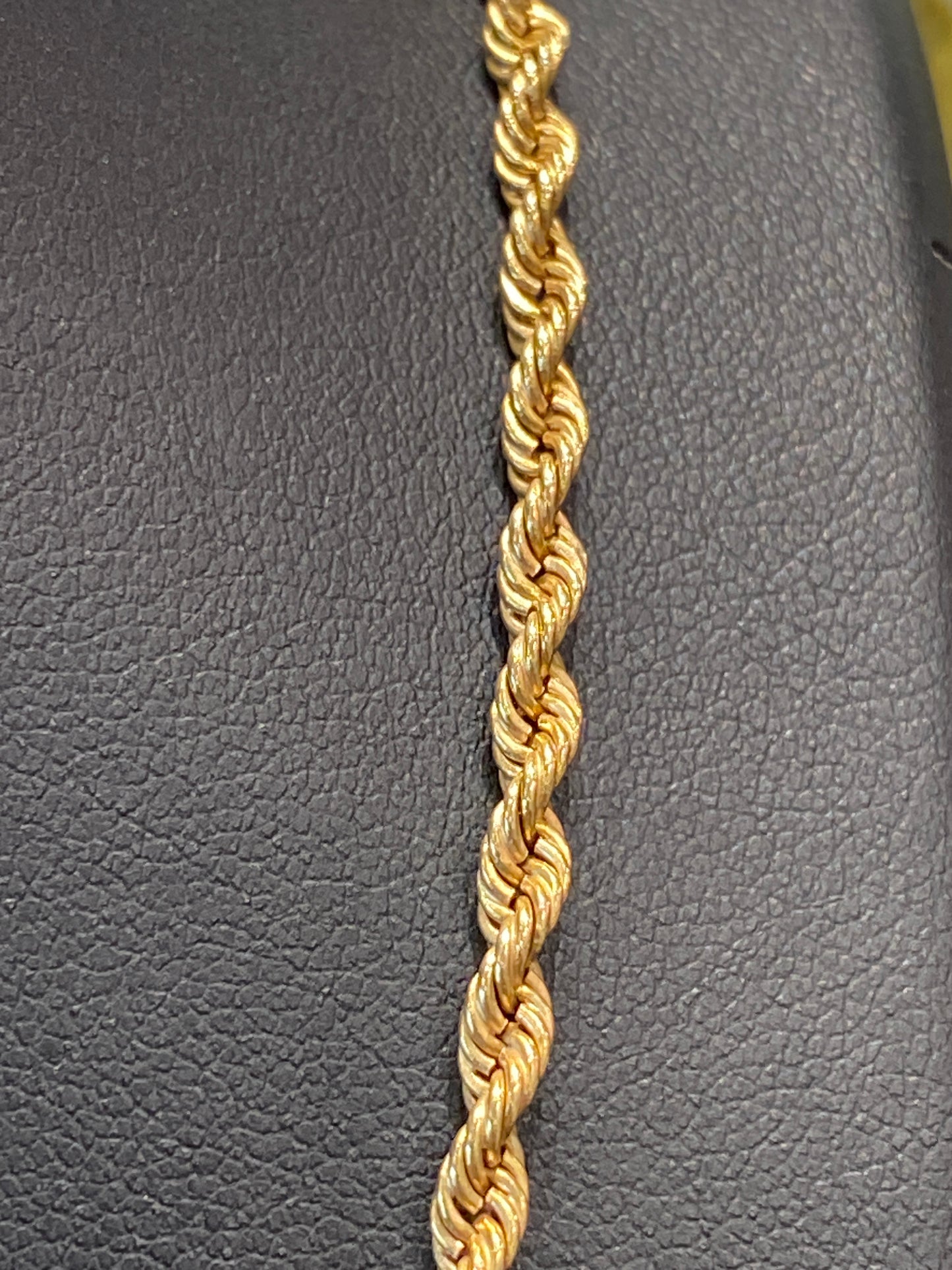 14k Yellow Gold Rope Chain