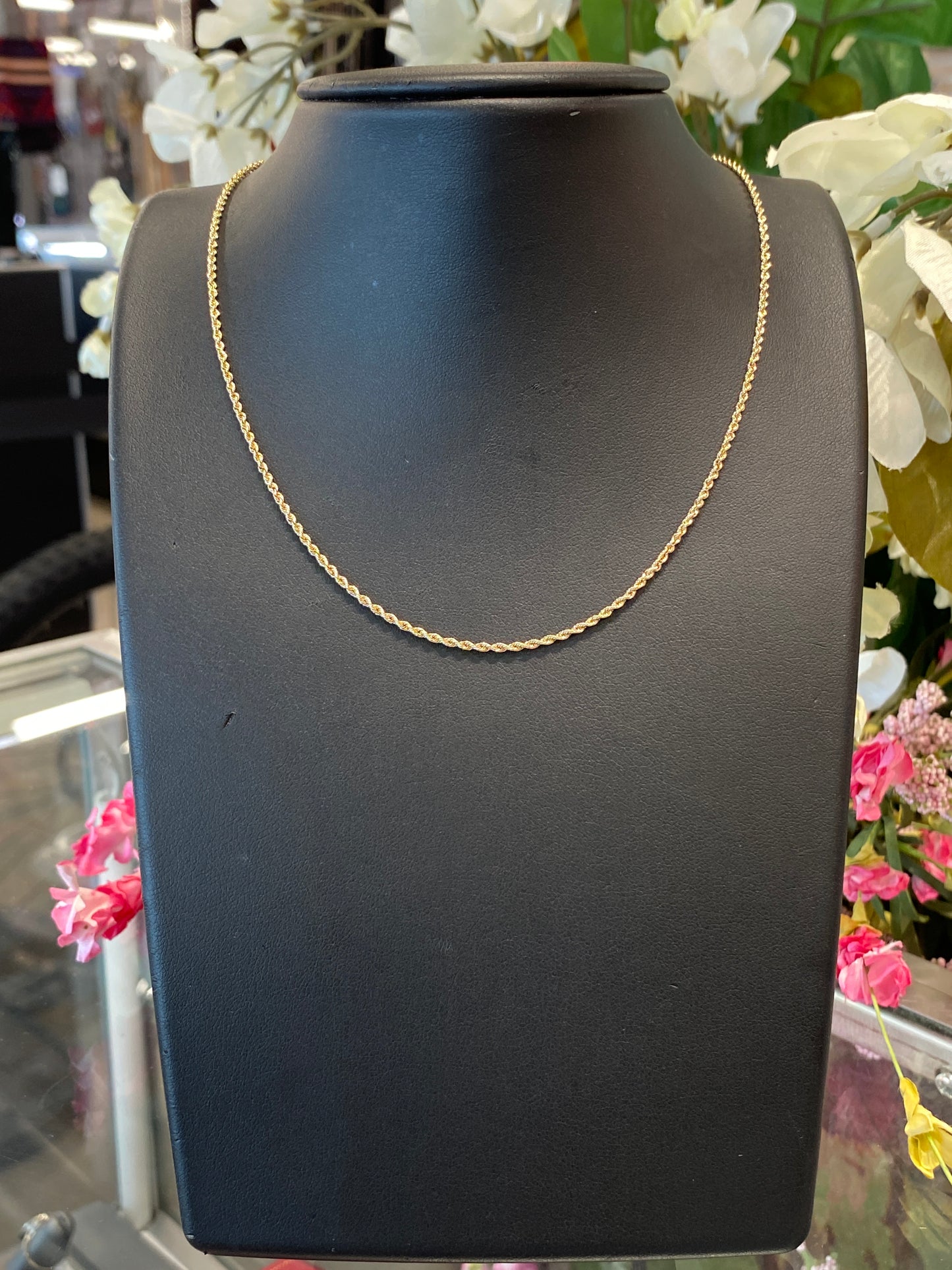 14k Yellow Gold Rope Chain