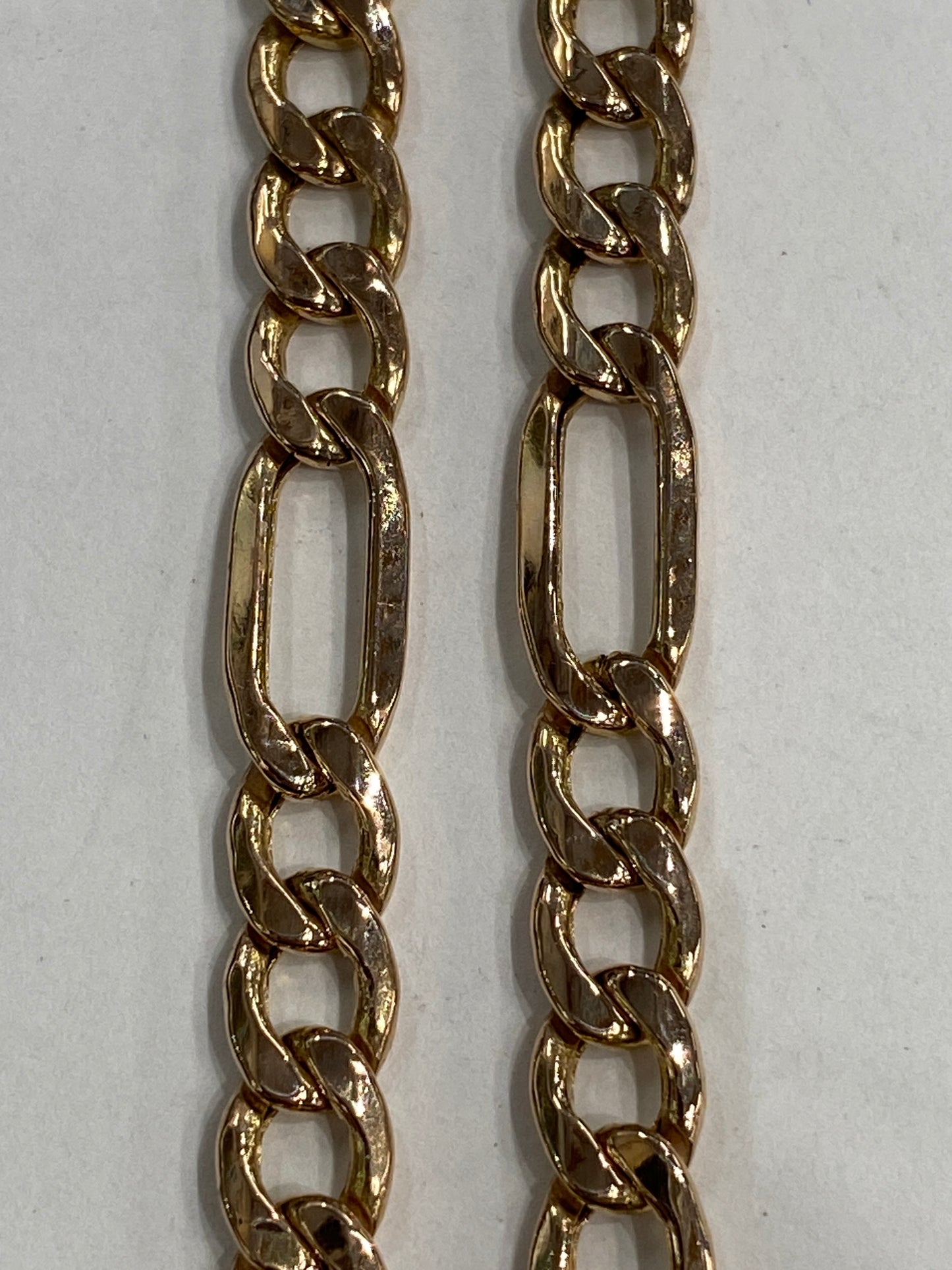 10k Rose Gold Fígaro Chain